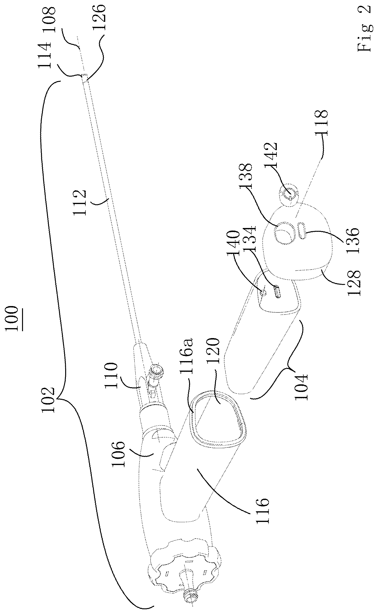 Patent US11771304 Figure 2 – Minimally invasive endoscope