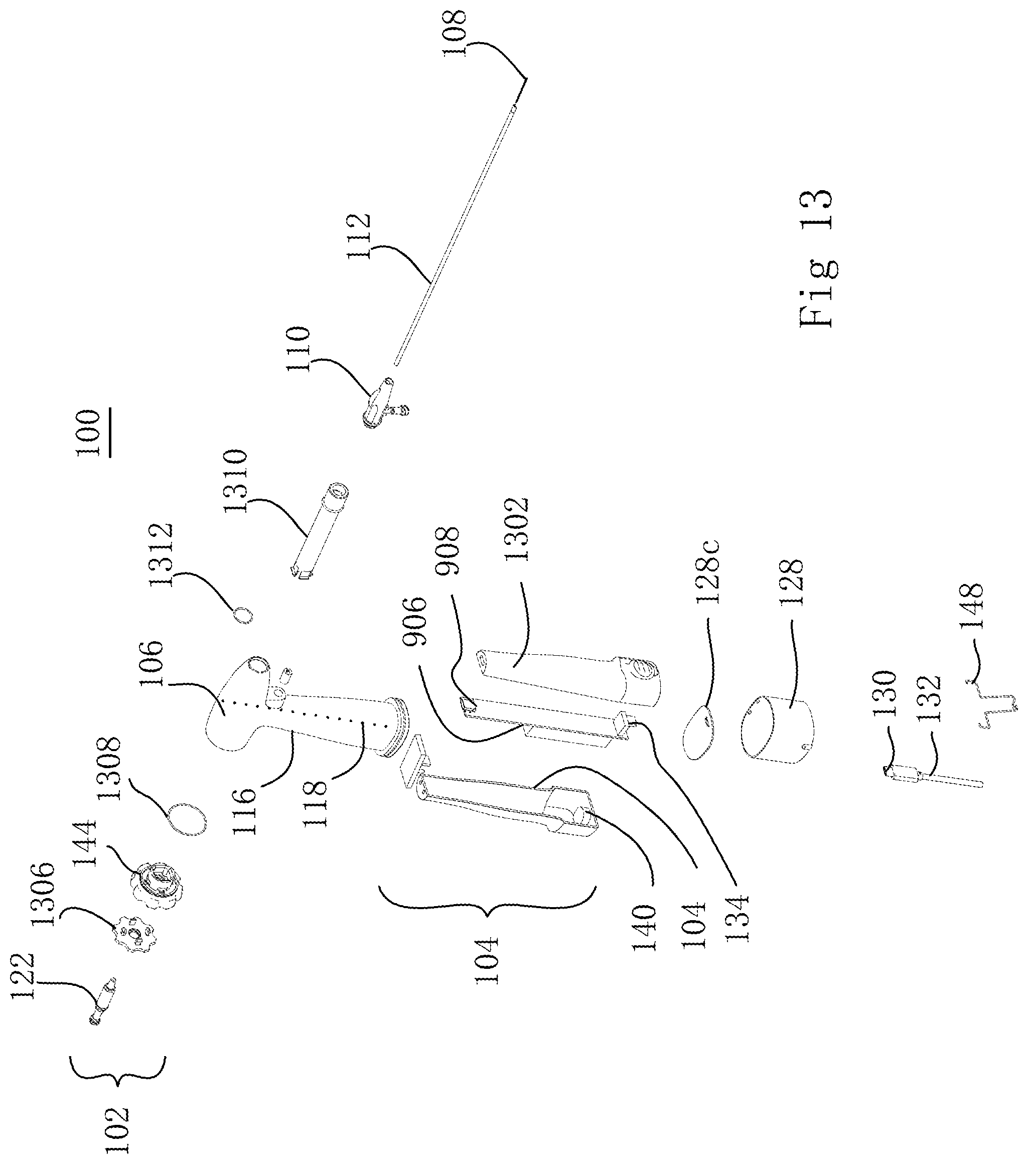 Patent US11771304 Figure 14 – Minimally invasive endoscope