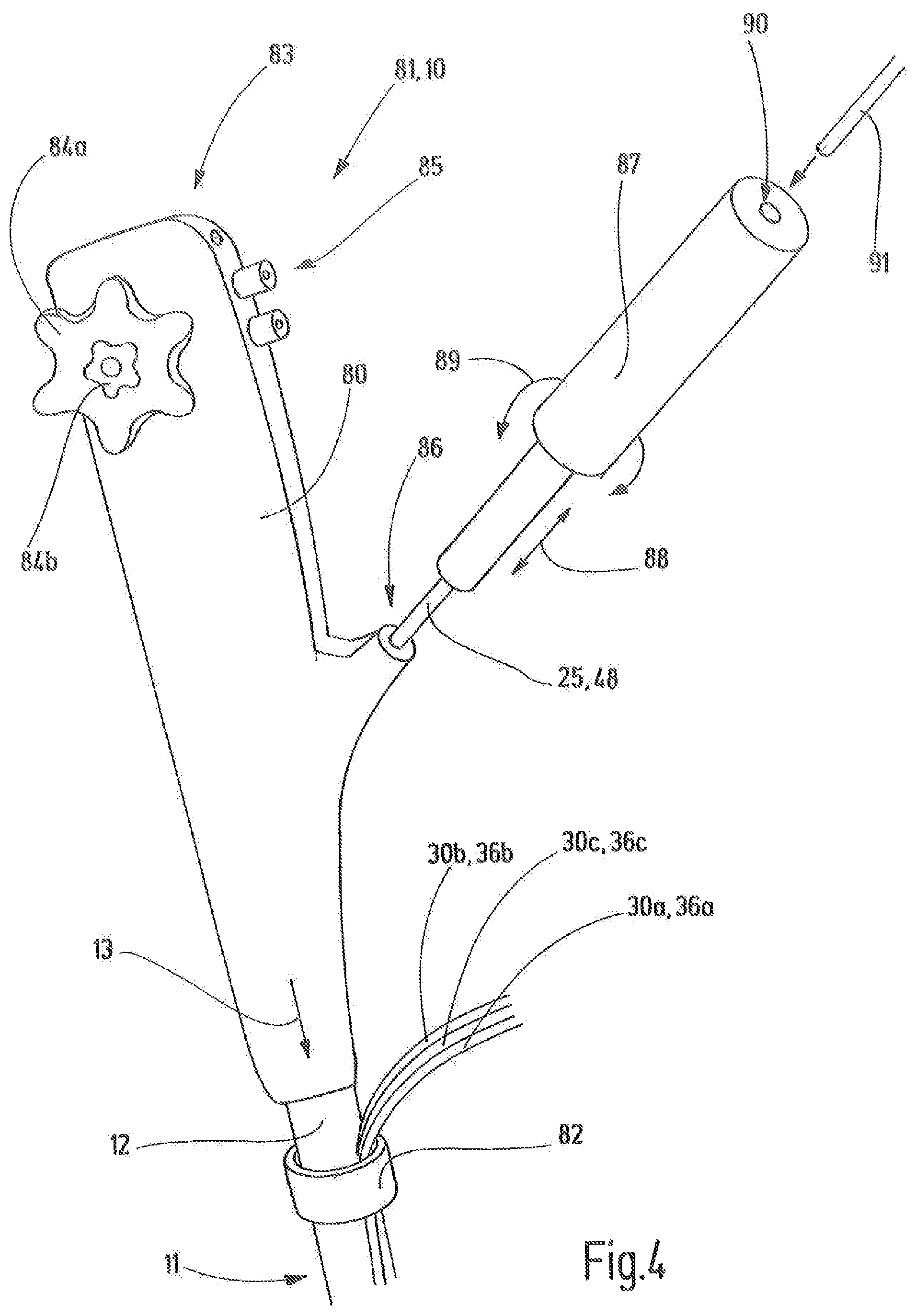 Patent US11771305 Figure 6 – Device with a working channel guiding element