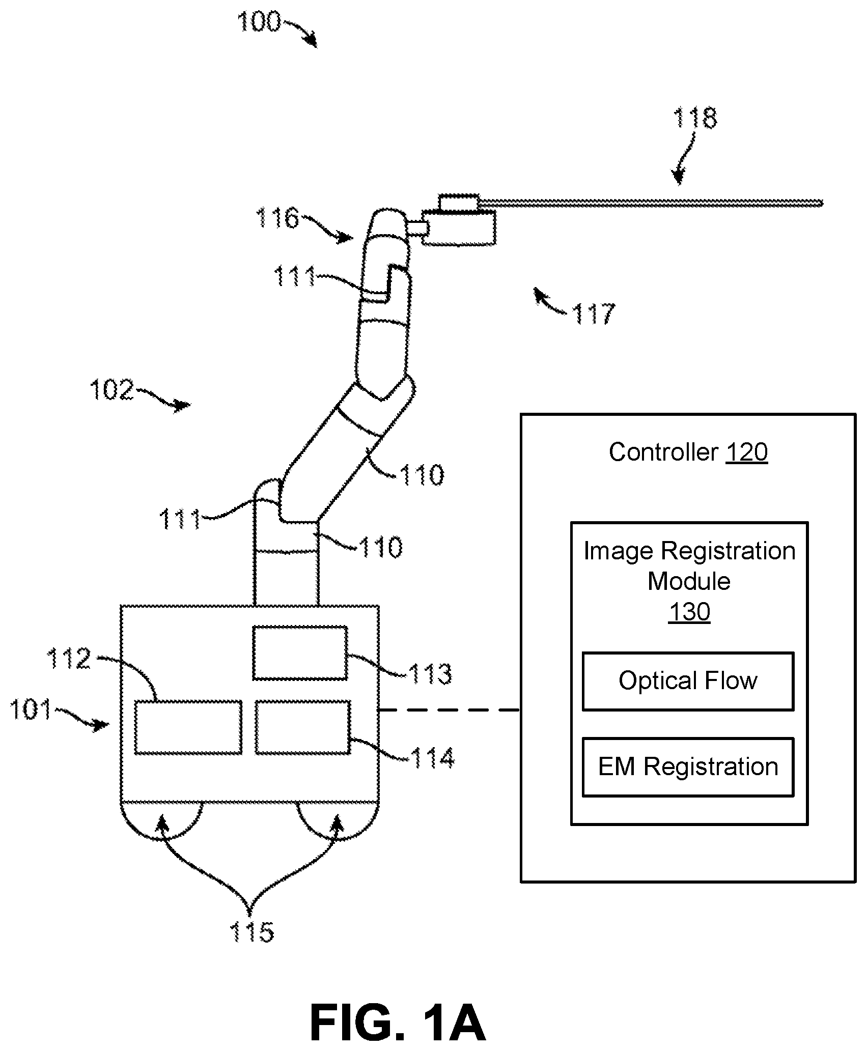 Patent US11771309 — Detecting endolumenal buckling of flexible instruments — Figure 1