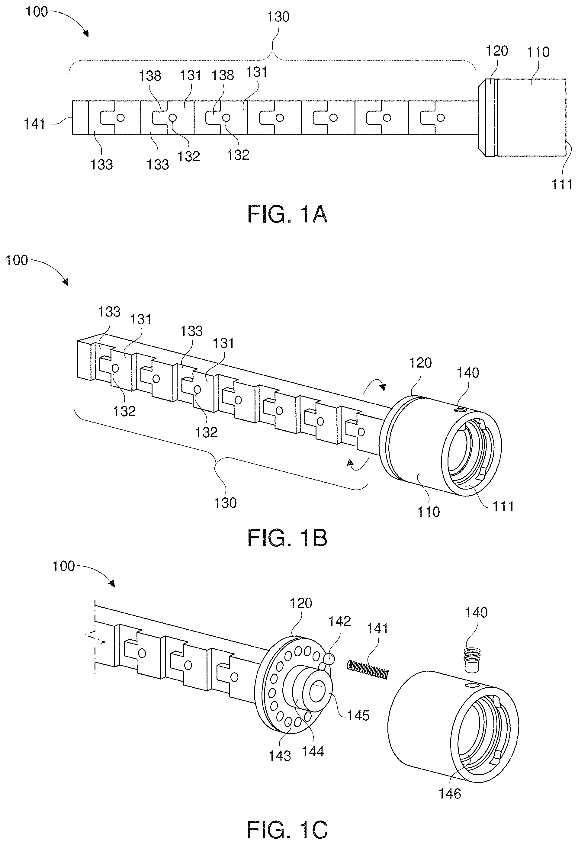 Patent US11771312 Figure 1 – Detachable endoscope shaft