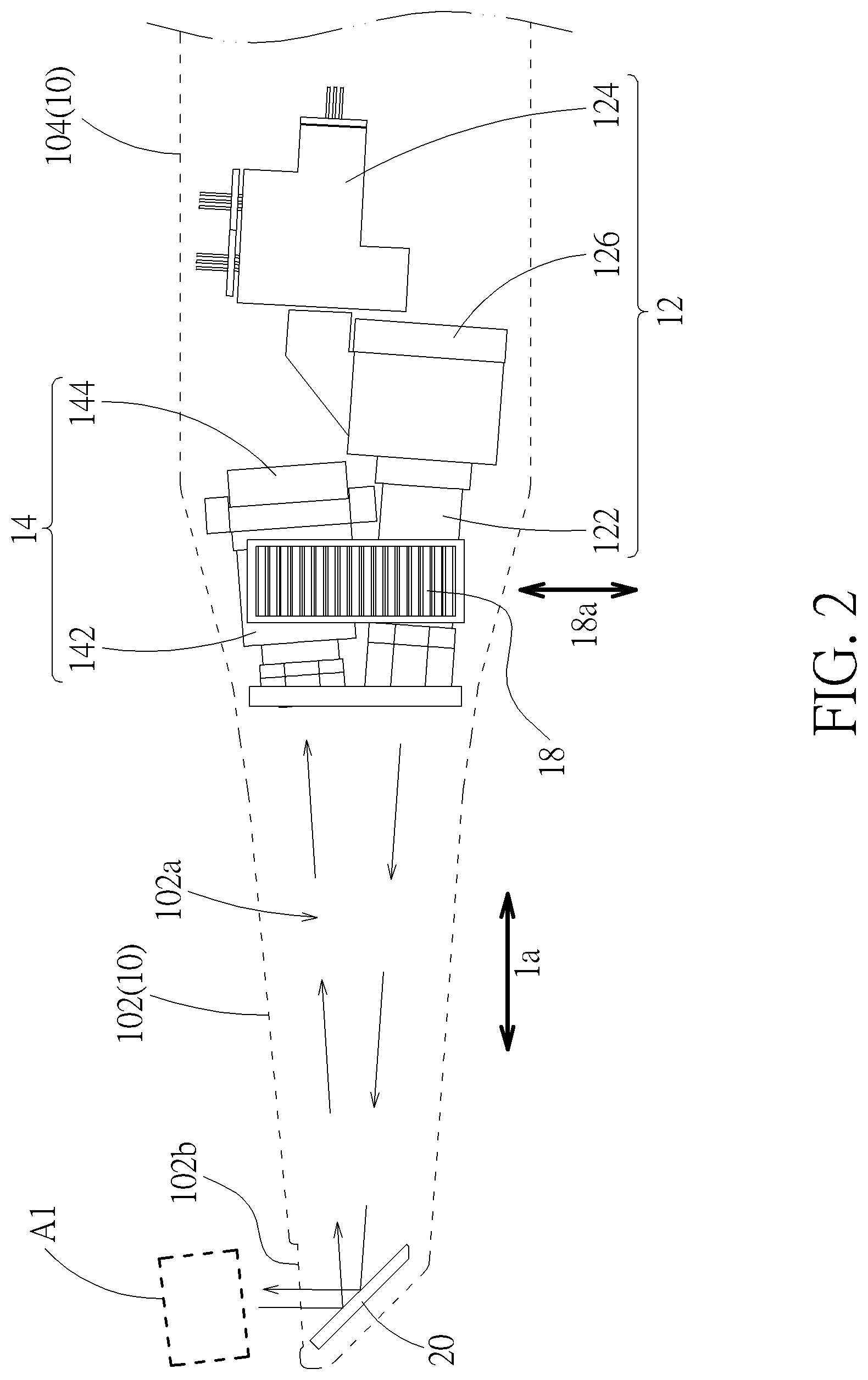 Patent US11771314 Figure 2 – Intraoral scanner