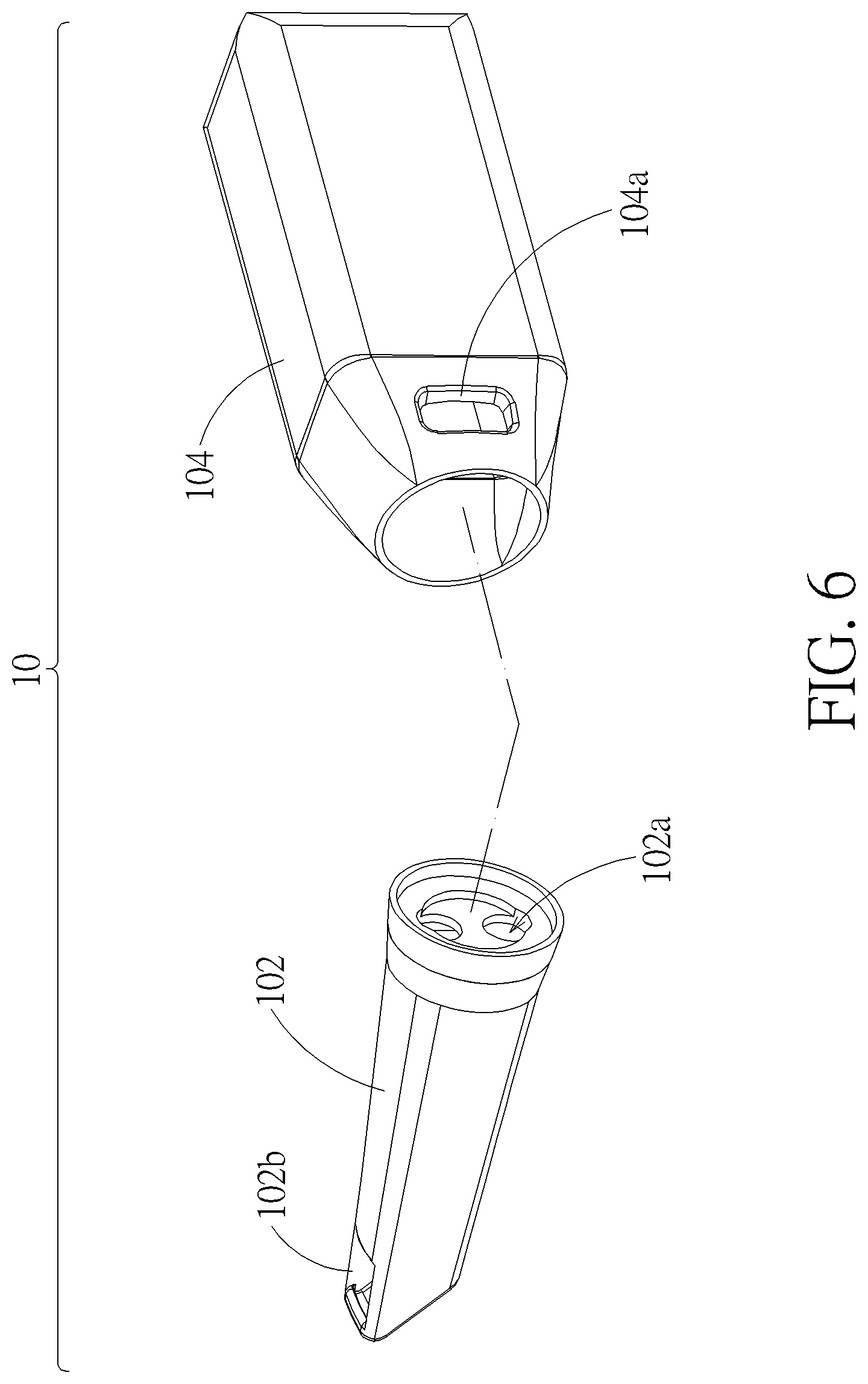 Patent US11771314 Figure 6 – Intraoral scanner