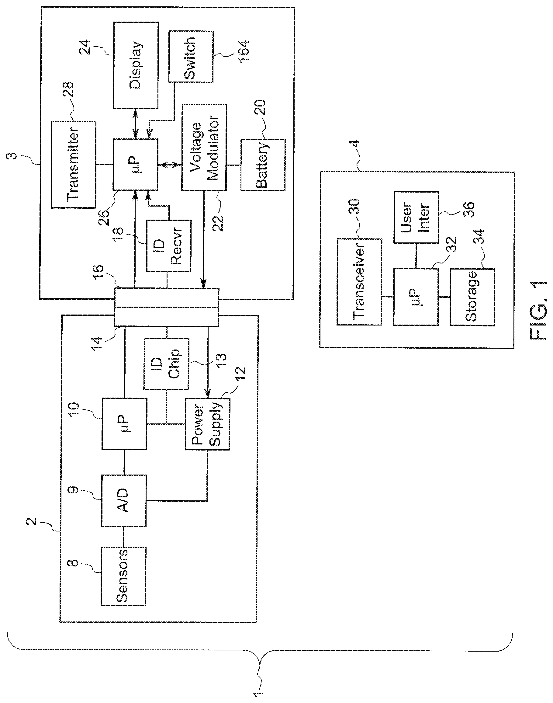 Patent US11771319 Figure 1 – Interface for two-part wearable patient monitoring device