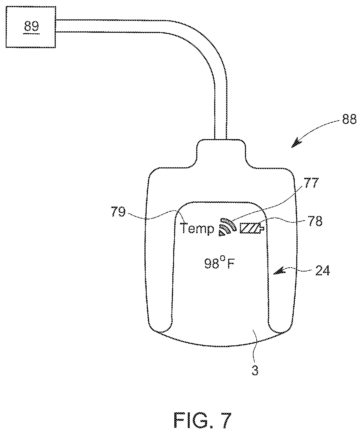 Patent US11771319 Figure 6 – Interface for two-part wearable patient monitoring device