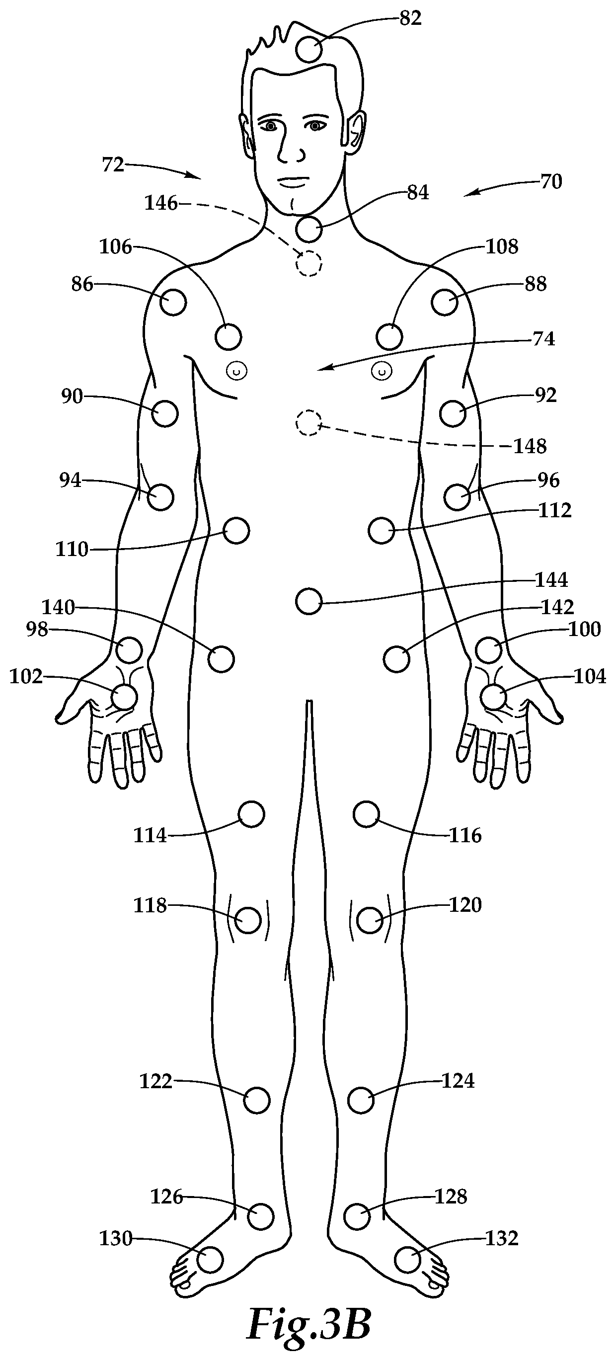 Patent US11771327 Figure 4 – System and method for human motion detection and tracking