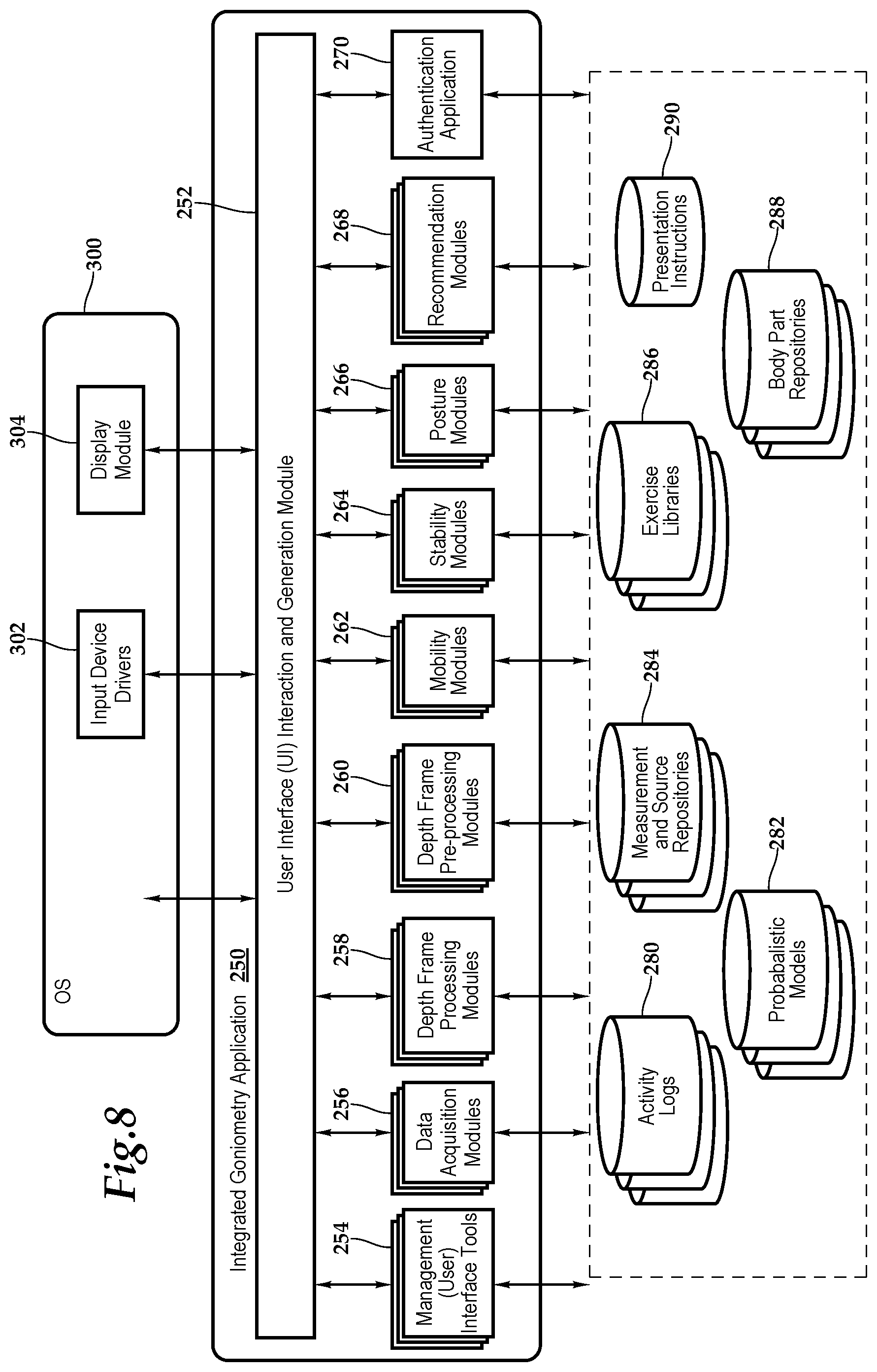 Patent US11771327 Figure 8 – System and method for human motion detection and tracking