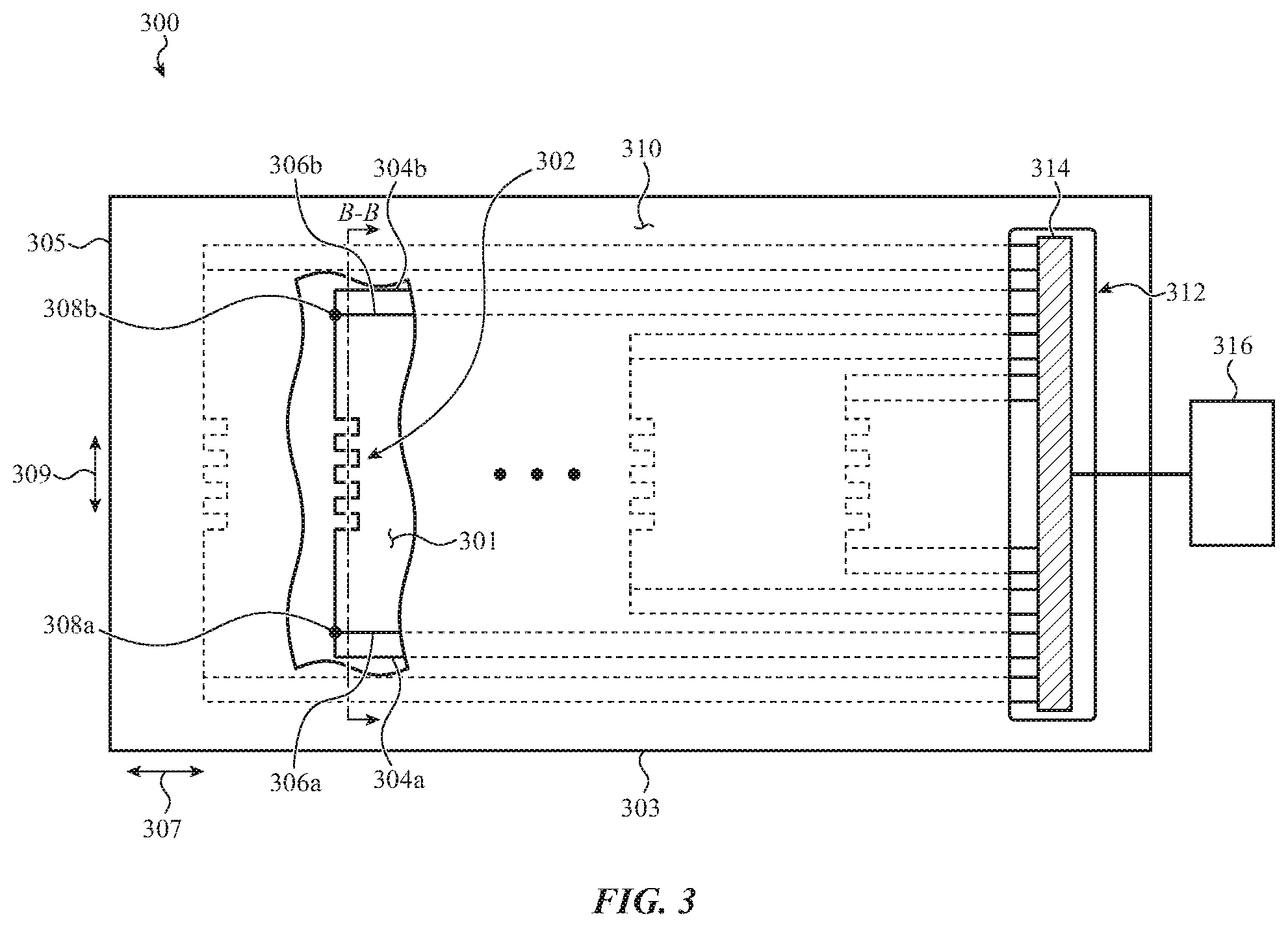 Patent US11771329 Figure 3 – Flexible temperature sensing devices for body temperature sensing