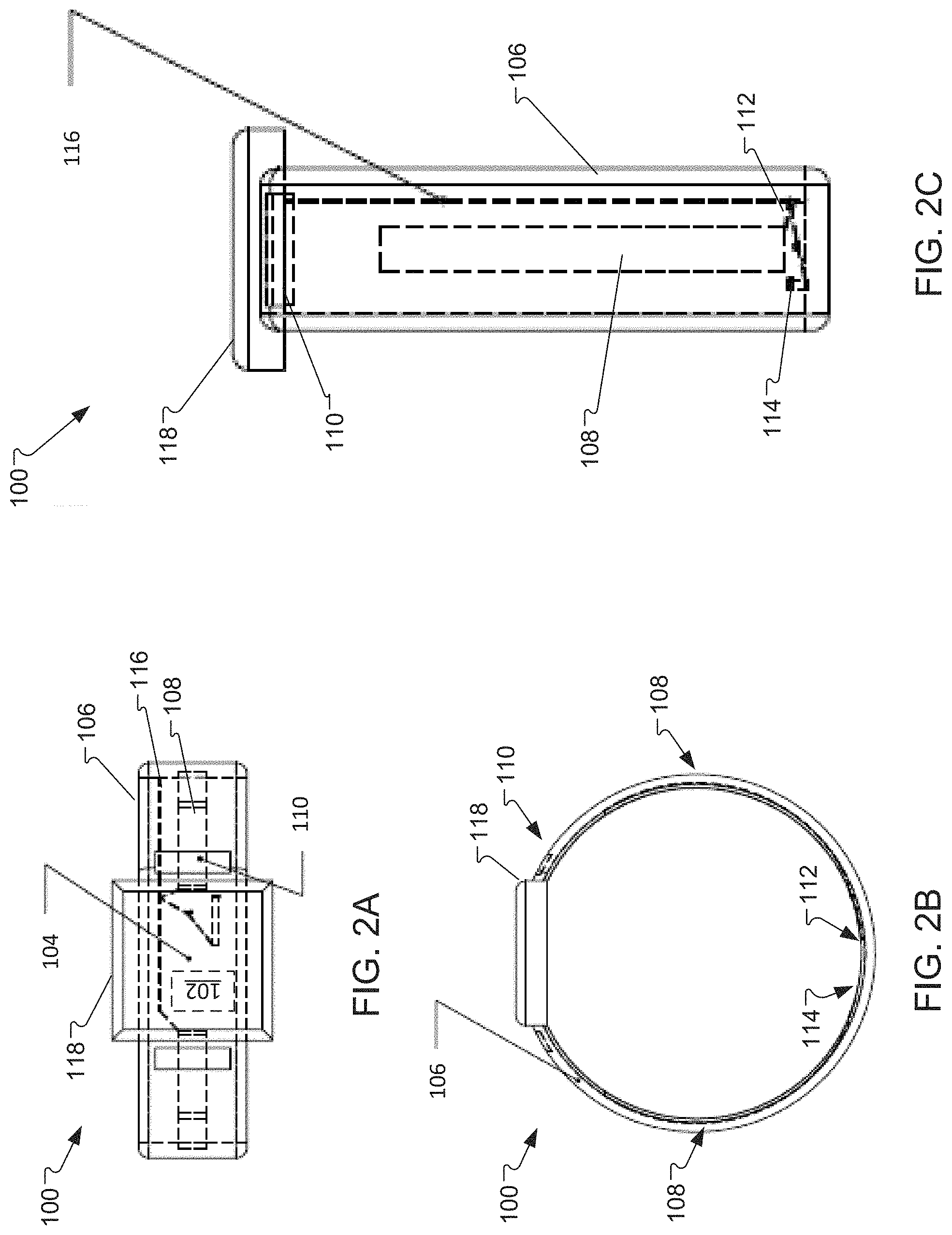 Patent US11771334 Figure 2 – Methods and devices for aligning miniaturized impedance sensors in wearable devices
