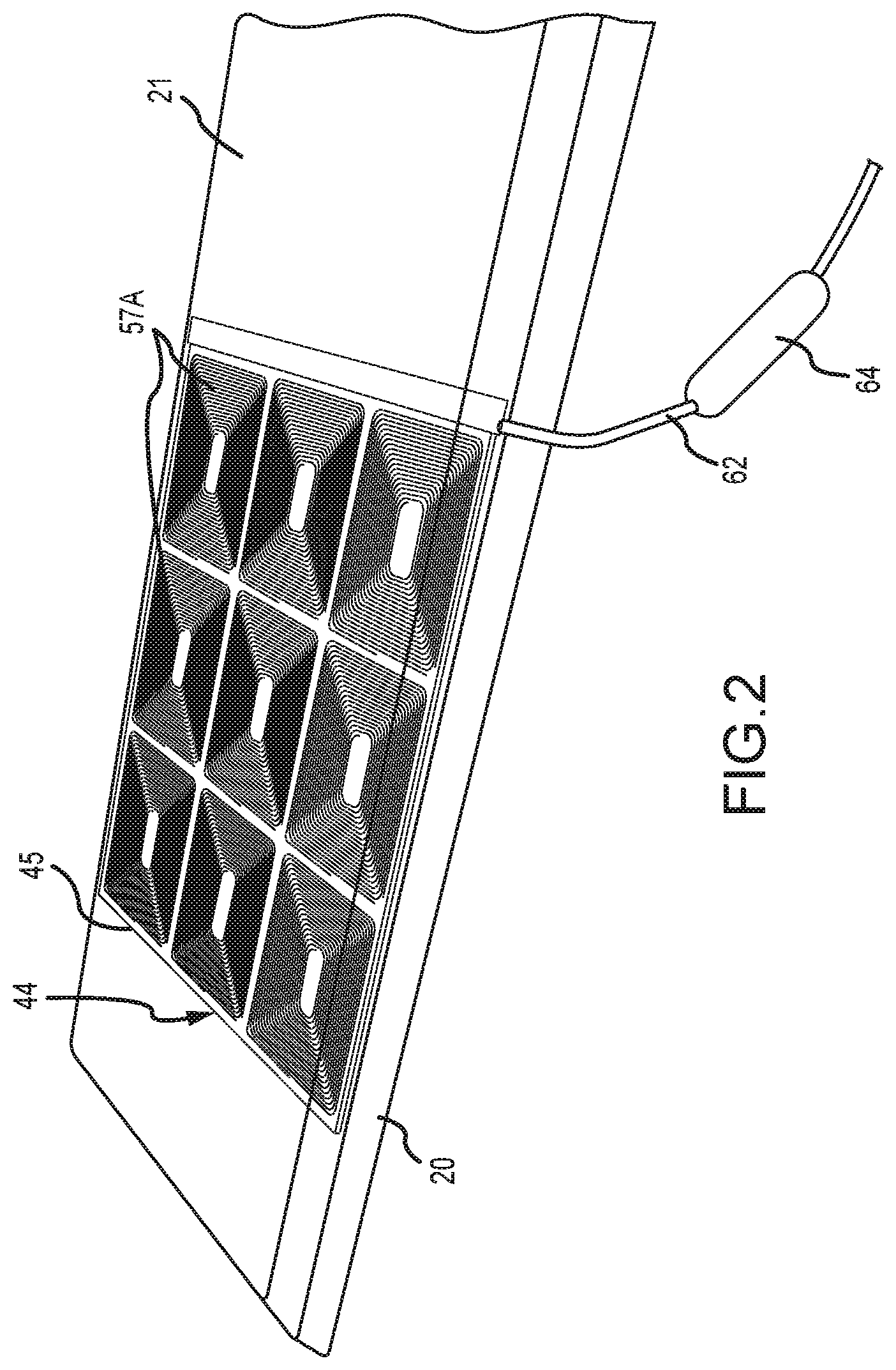 Patent US11771337 Figure 2 – Magnetic field generator with minimal image occlusion and minimal impact on dimensions in c-arm x-ray environments