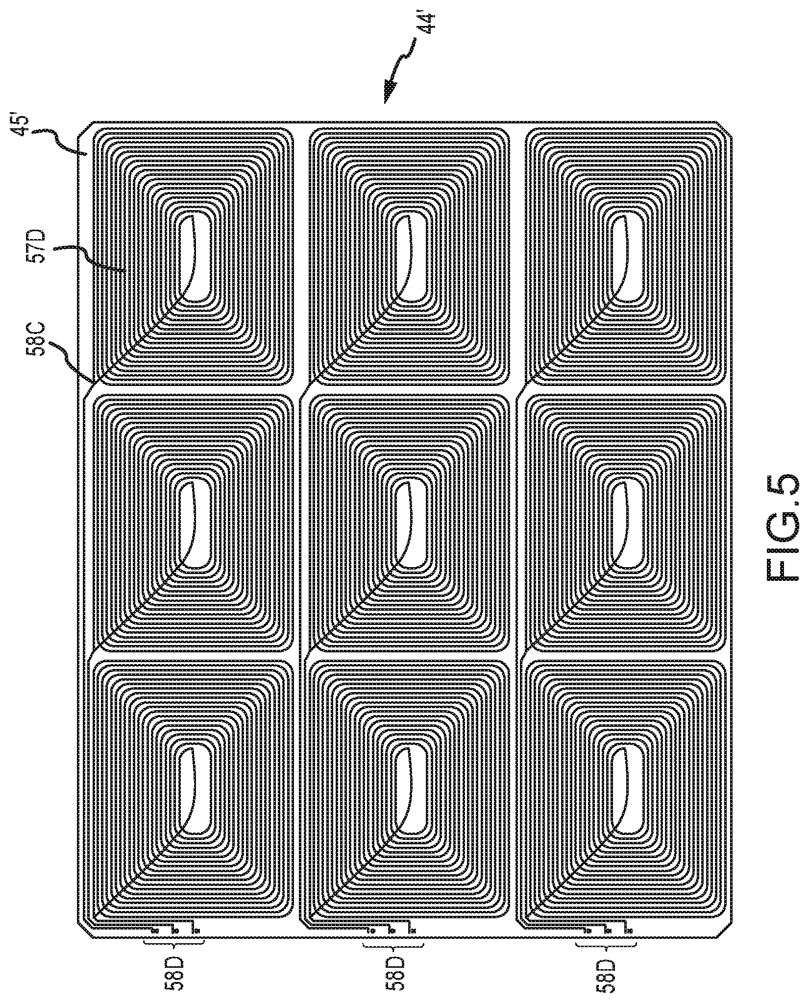 Patent US11771337 Figure 5 – Magnetic field generator with minimal image occlusion and minimal impact on dimensions in c-arm x-ray environments