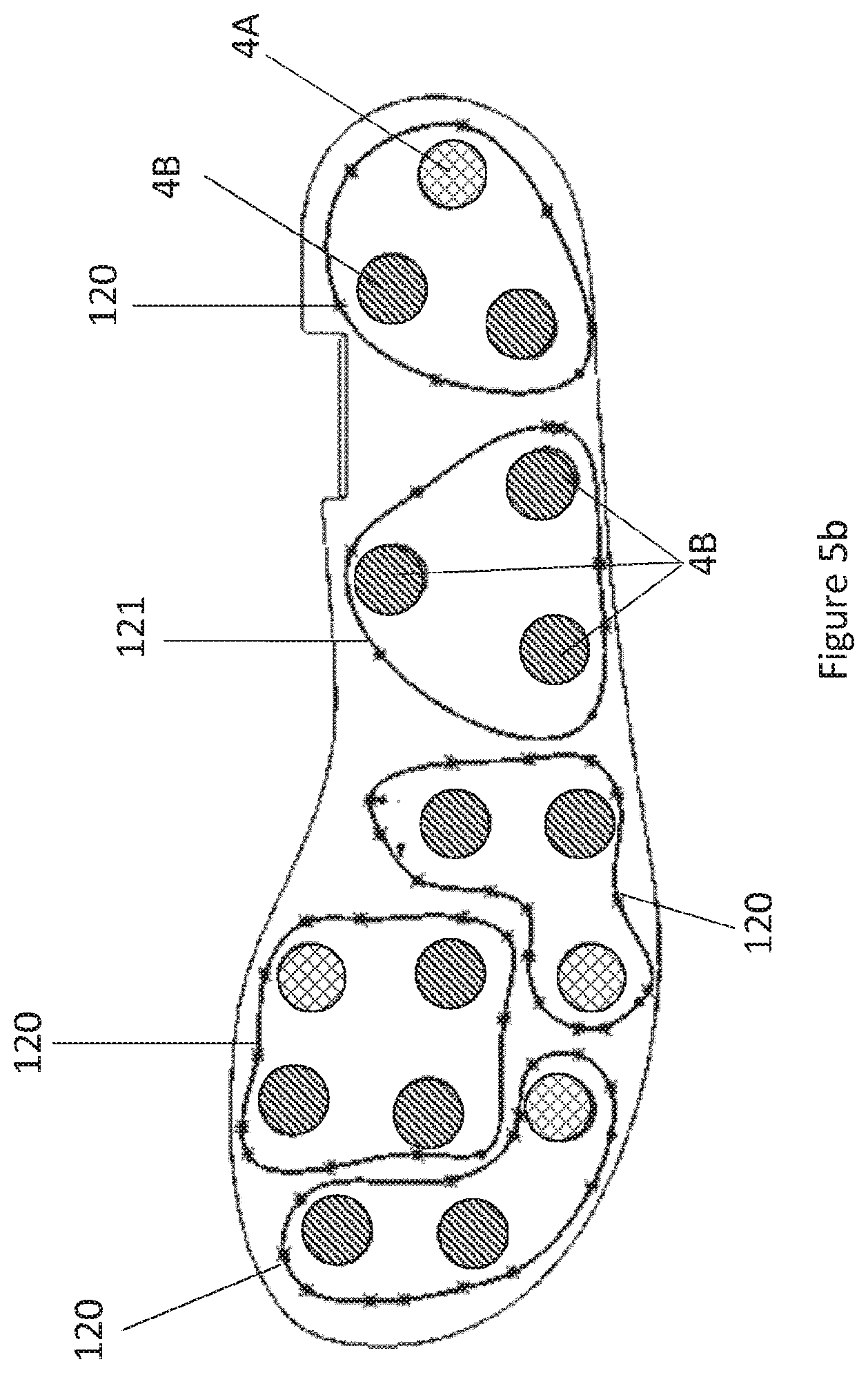 Patent US11771341 Figure 8 – System for determining forces at the feet