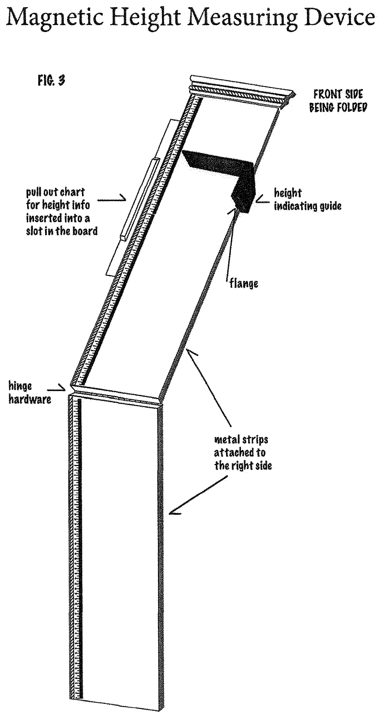 Patent US11771342 Figure 2 – Magnetic height-measuring device