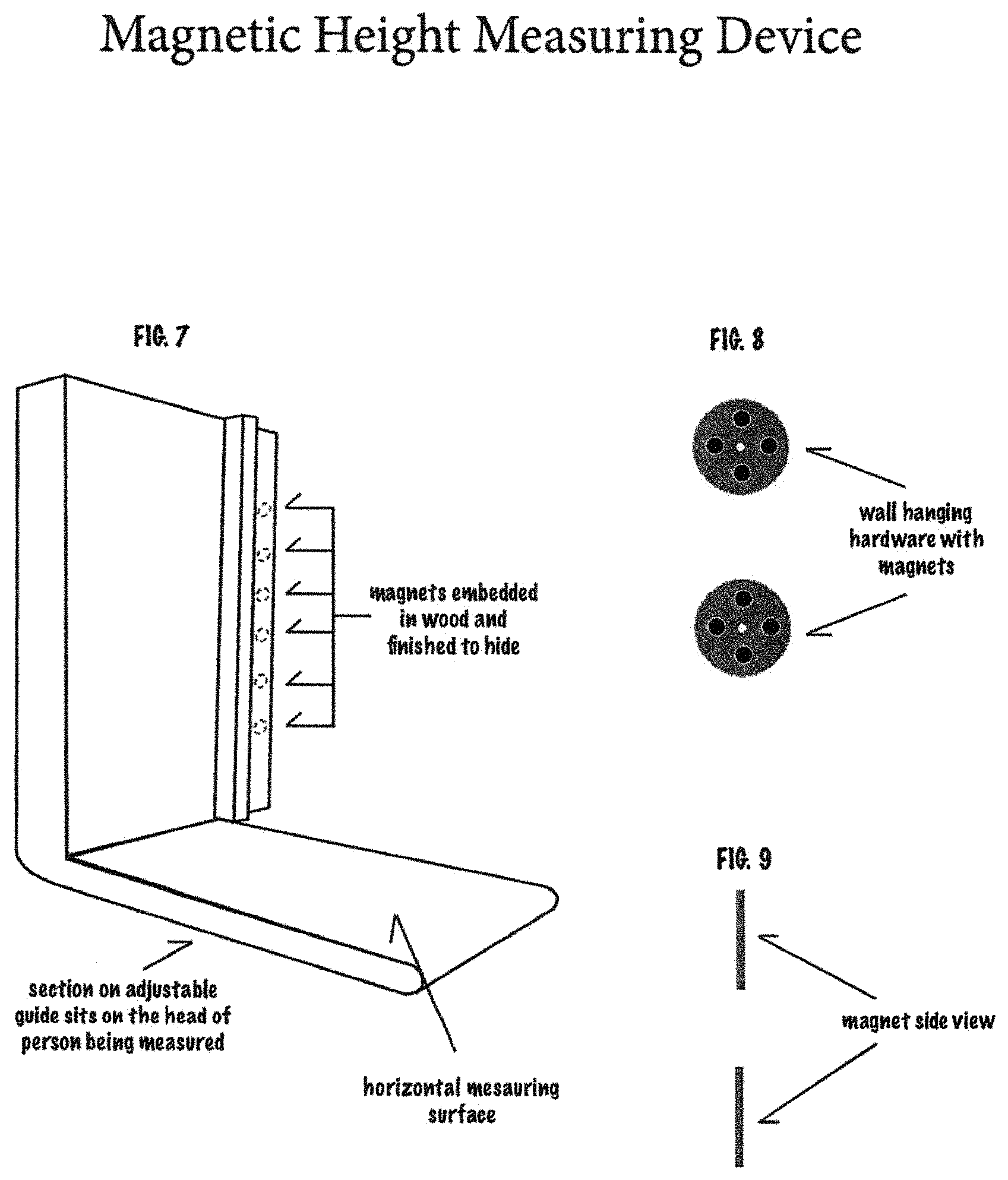 Patent US11771342 Figure 4 – Magnetic height-measuring device