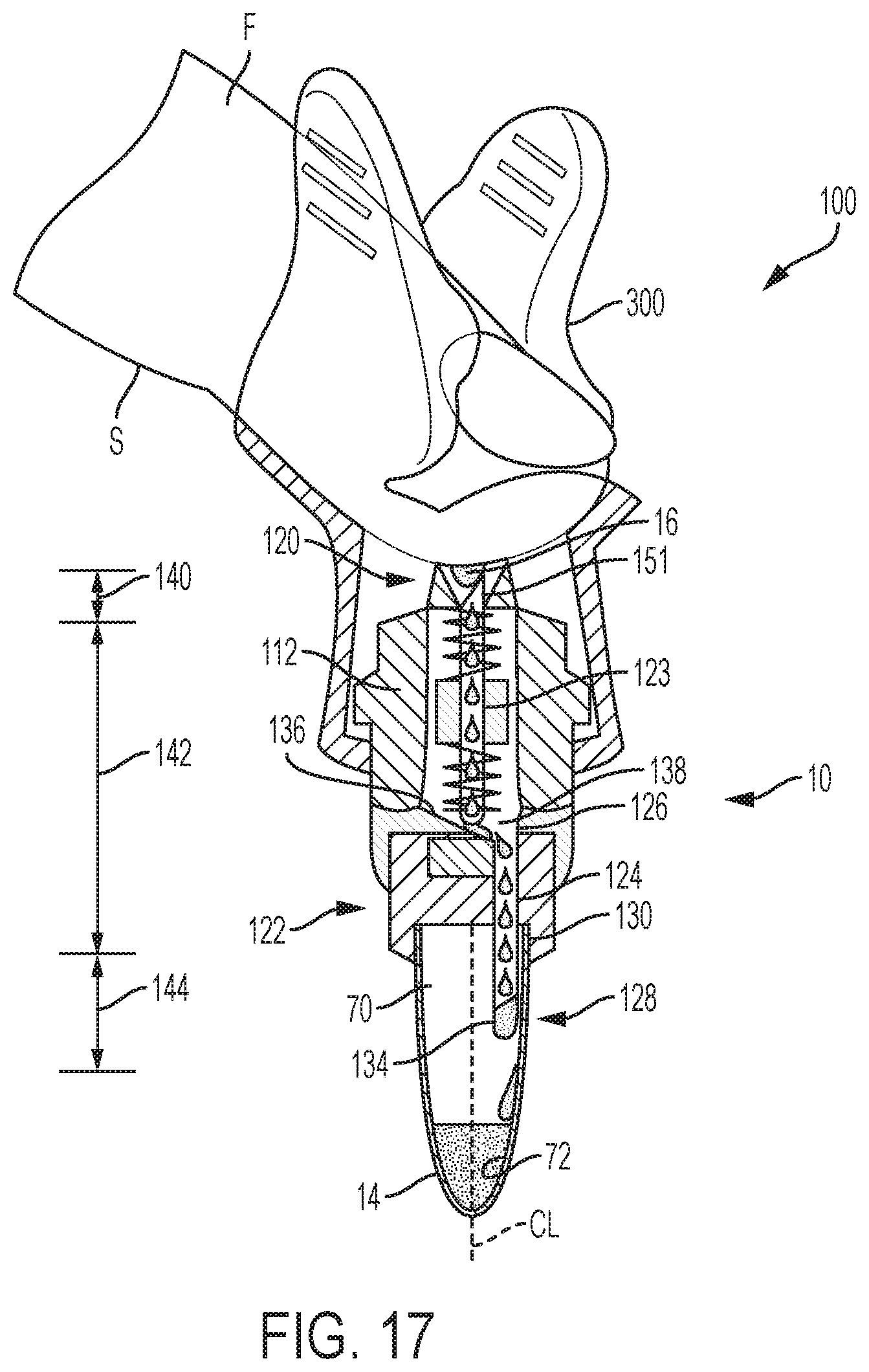 Patent US11771352 Figure 8 – Device for the attached flow of blood