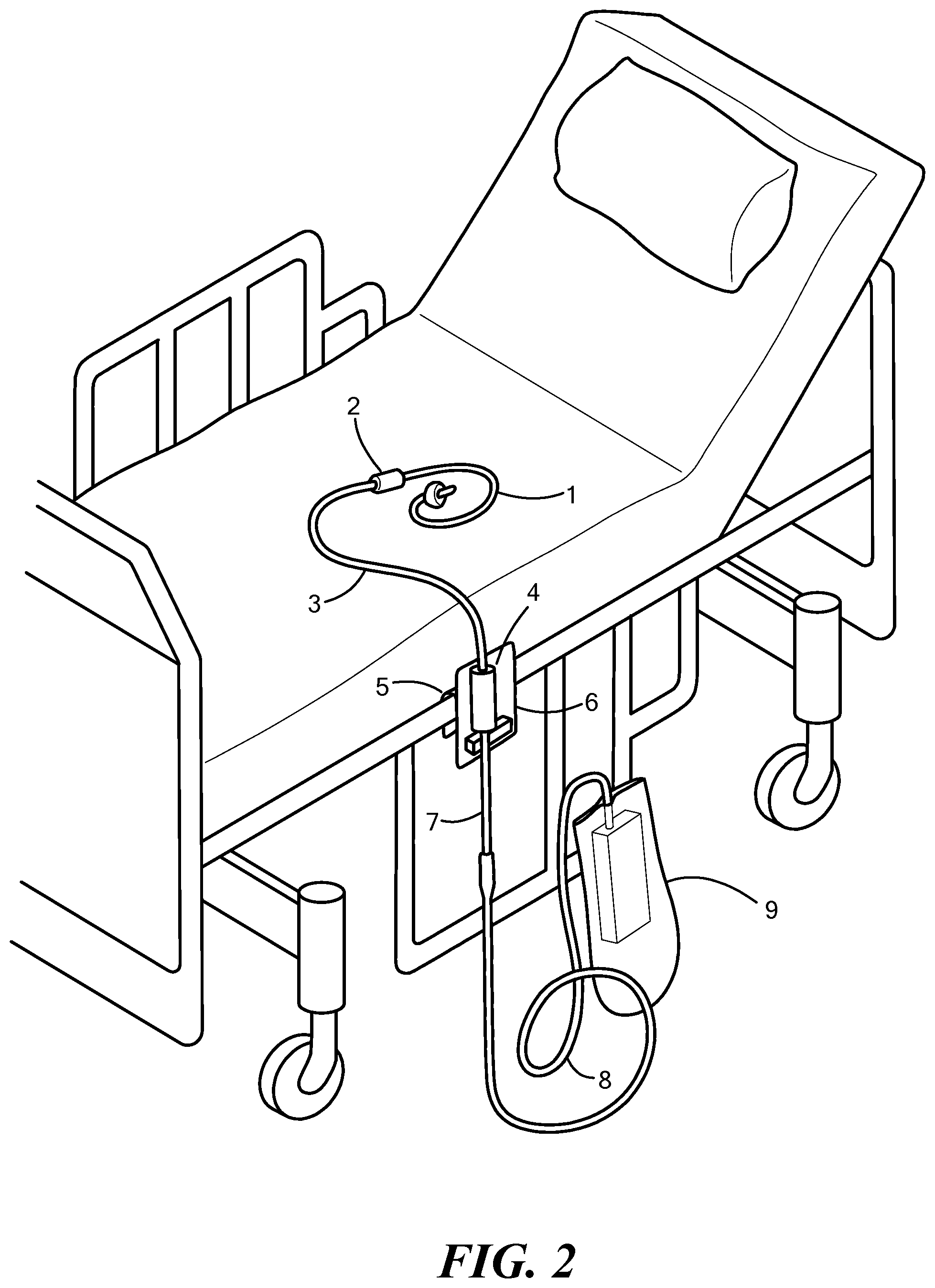 Patent US11771354 Figure 2 – Device and method for monitoring irregular liquid flow rates