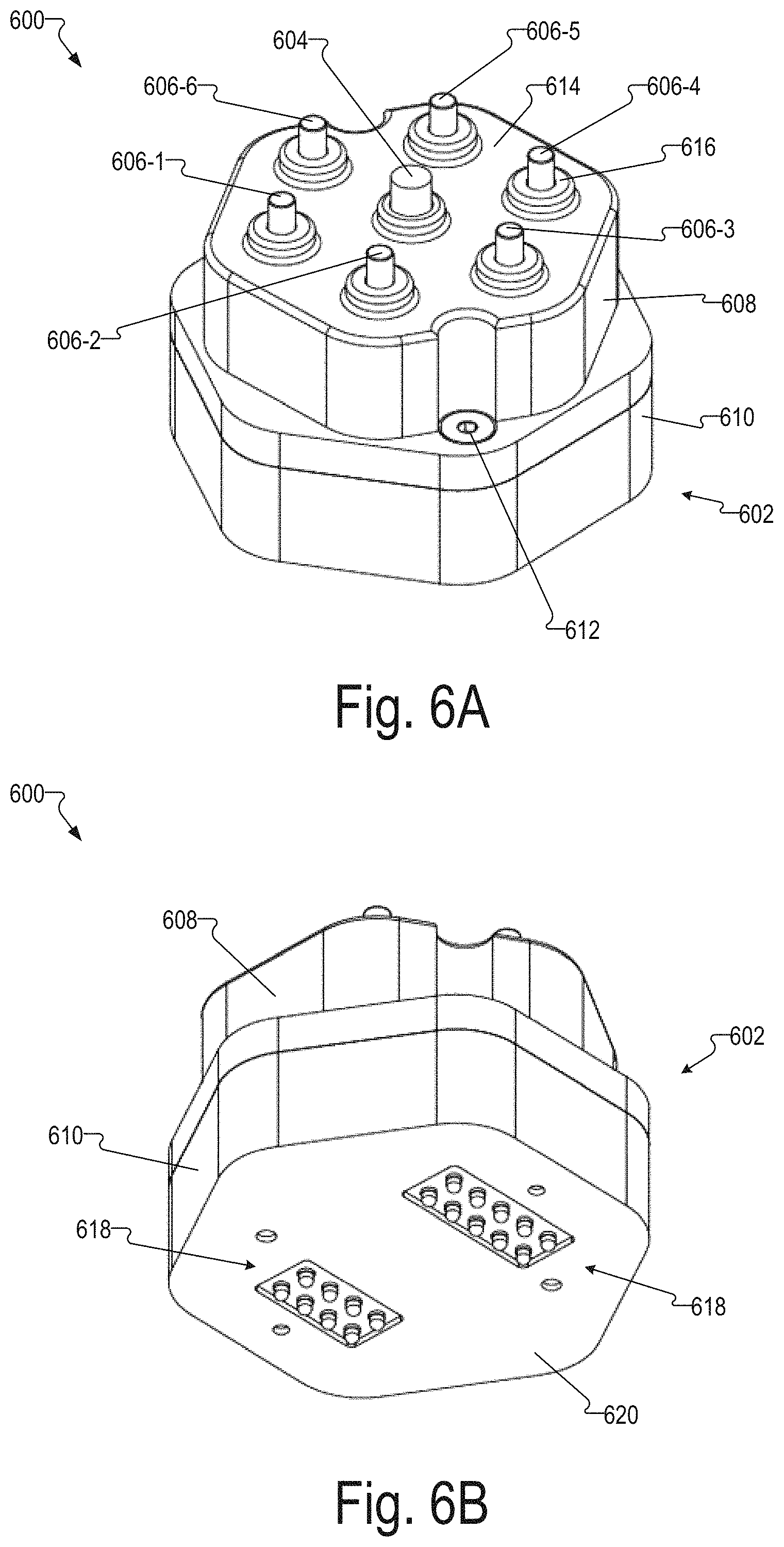 Patent US11771362 Figure 6 – Integrated detector assemblies for a wearable module of an optical measurement system