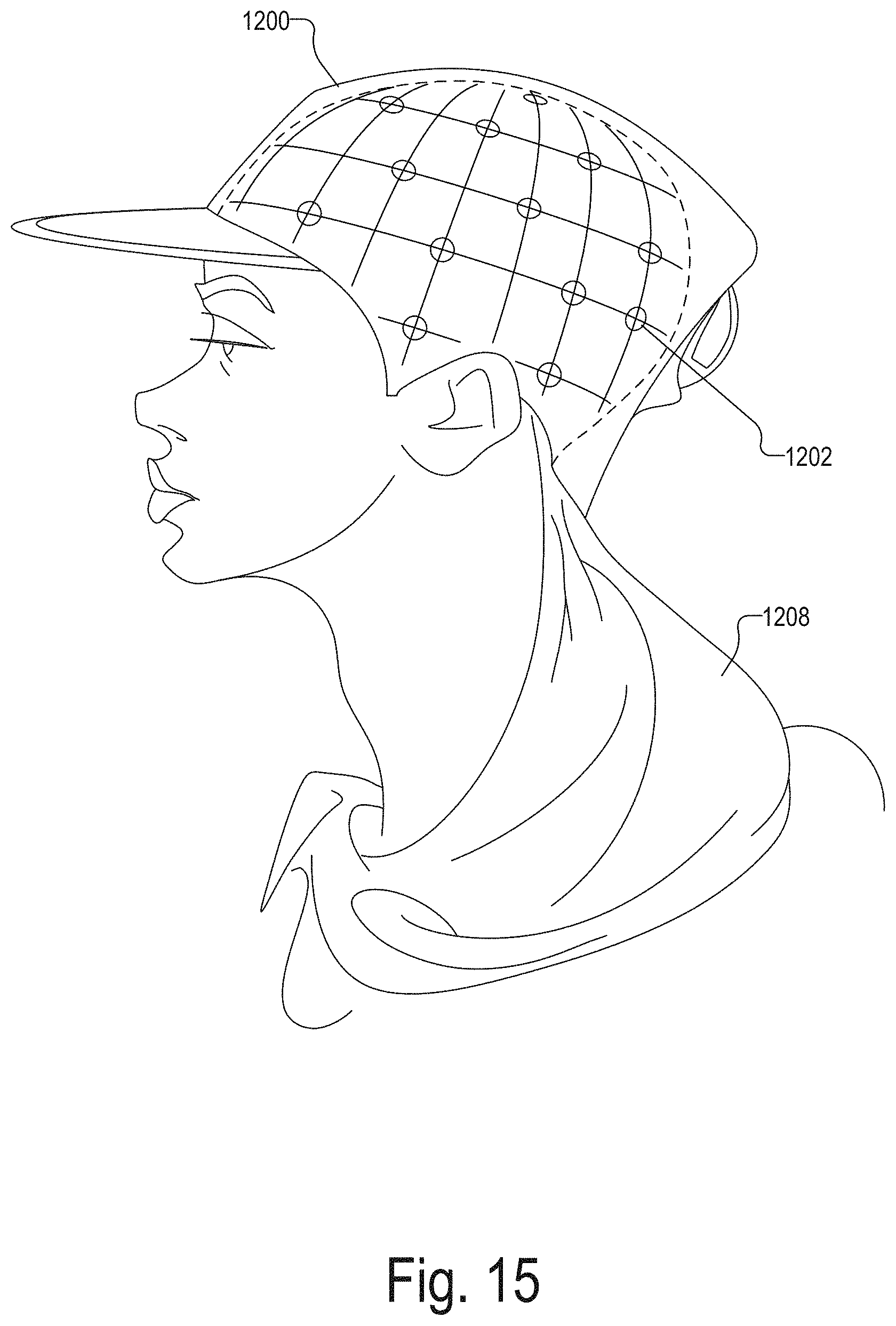 Patent US11771362 Figure 15 – Integrated detector assemblies for a wearable module of an optical measurement system