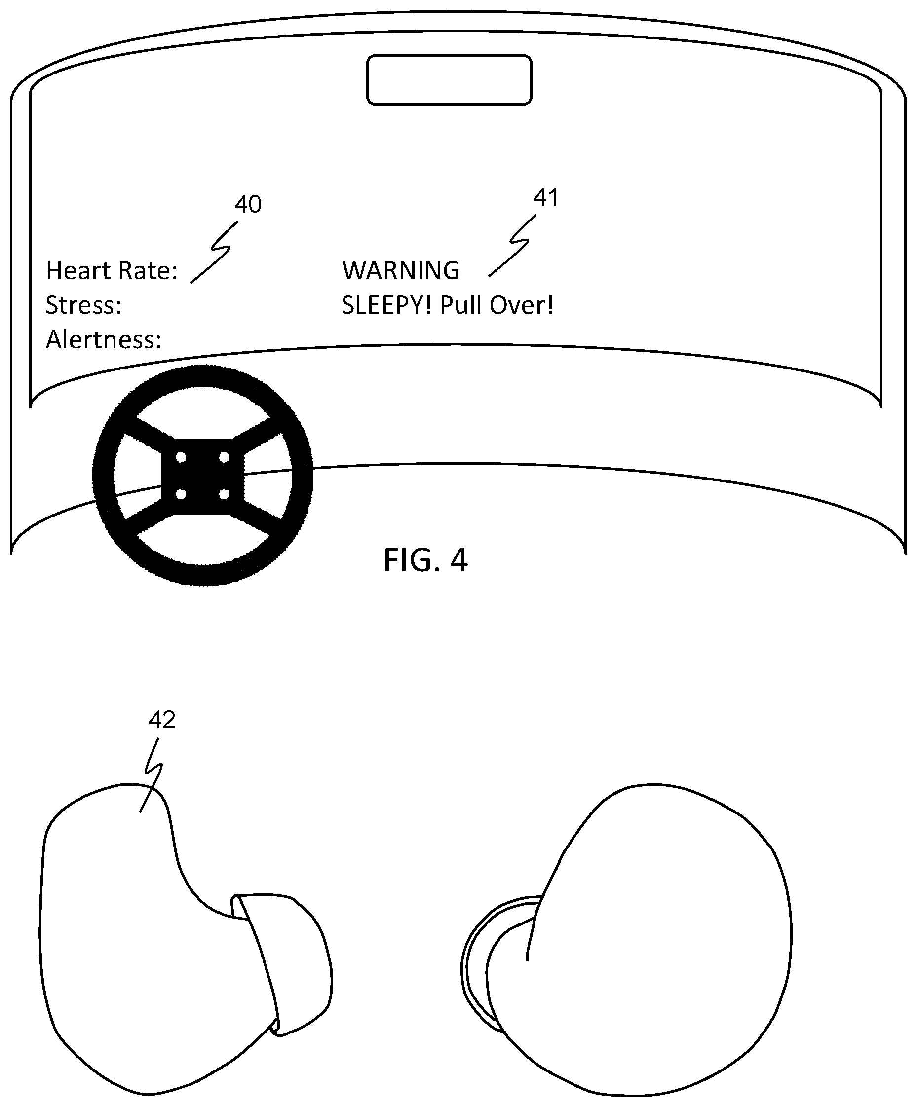Patent US11771371 Figure 4 – Head-mounted physiological signal monitoring system, devices and methods