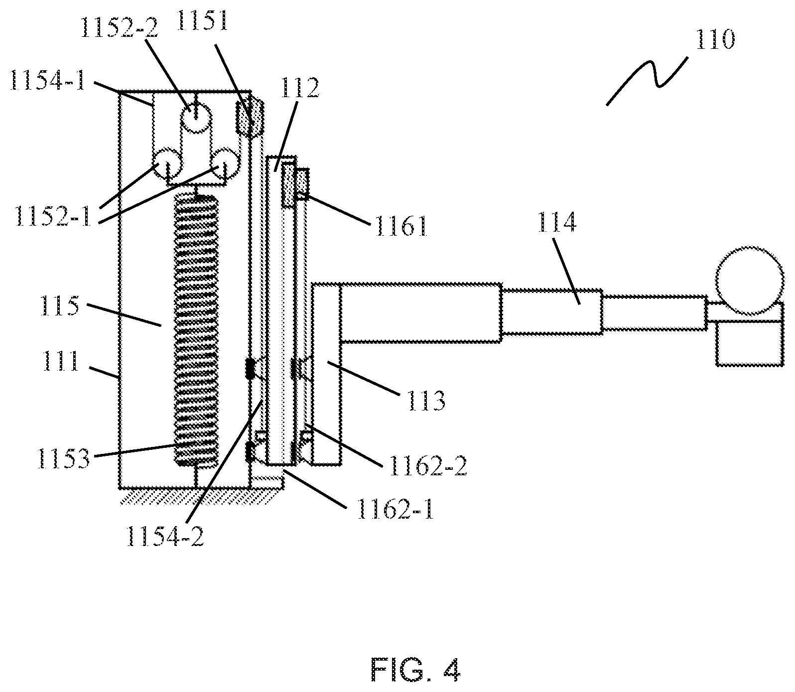 Patent US11771386 Figure 4 – Lifting apparatus and a radiation system including the same