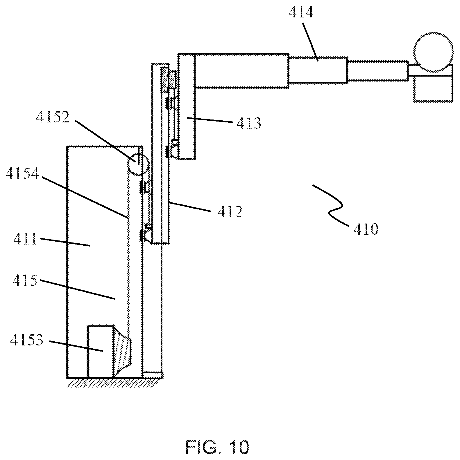 Patent US11771386 Figure 10 – Lifting apparatus and a radiation system including the same