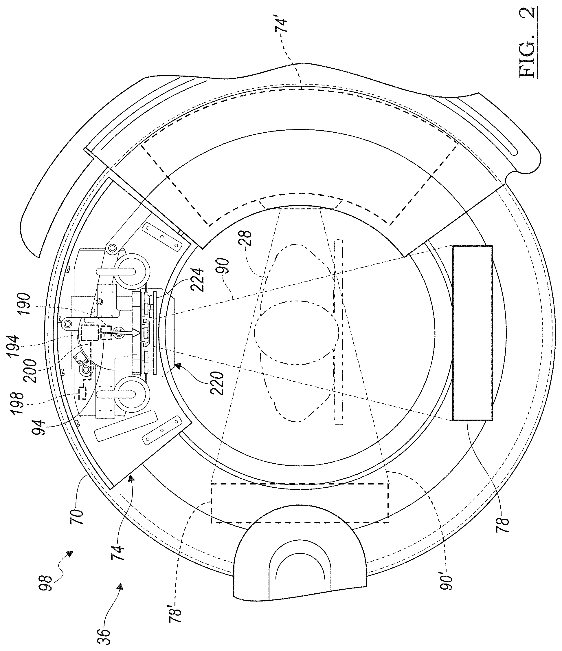 Patent US11771391 Figure 2 – System and method for imaging a subject