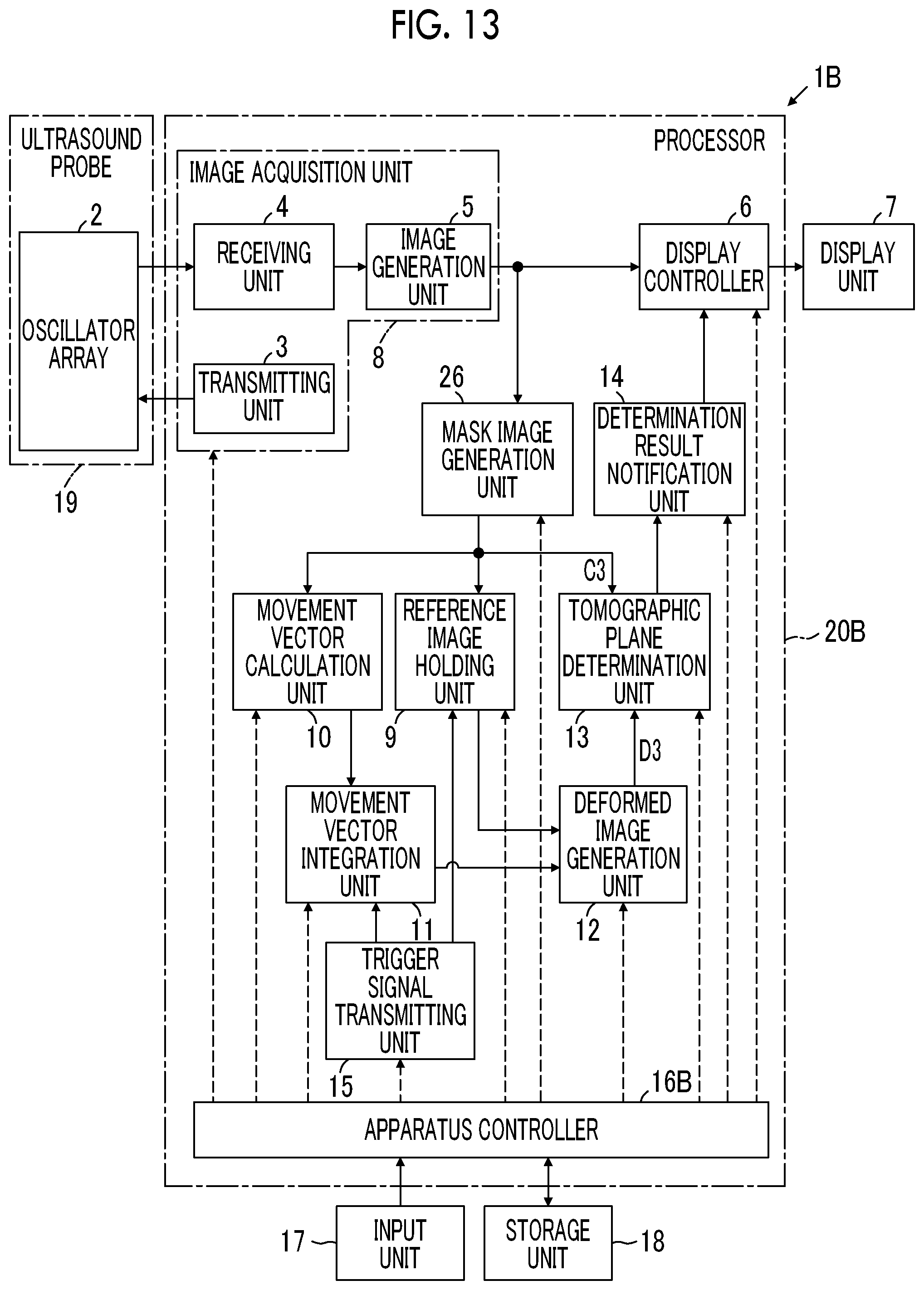 Patent US11771400 Figure 8 – Ultrasound diagnostic apparatus and method of controlling ultrasound diagnostic apparatus