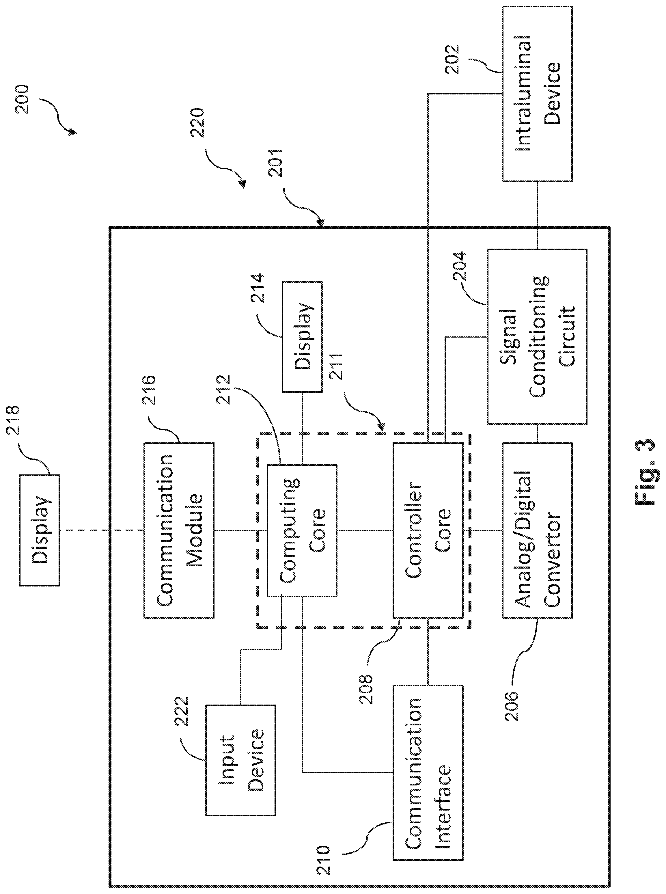 Patent US11771402 Figure 3 – Handheld medical interface for intraluminal device and associated devices, systems, and methods