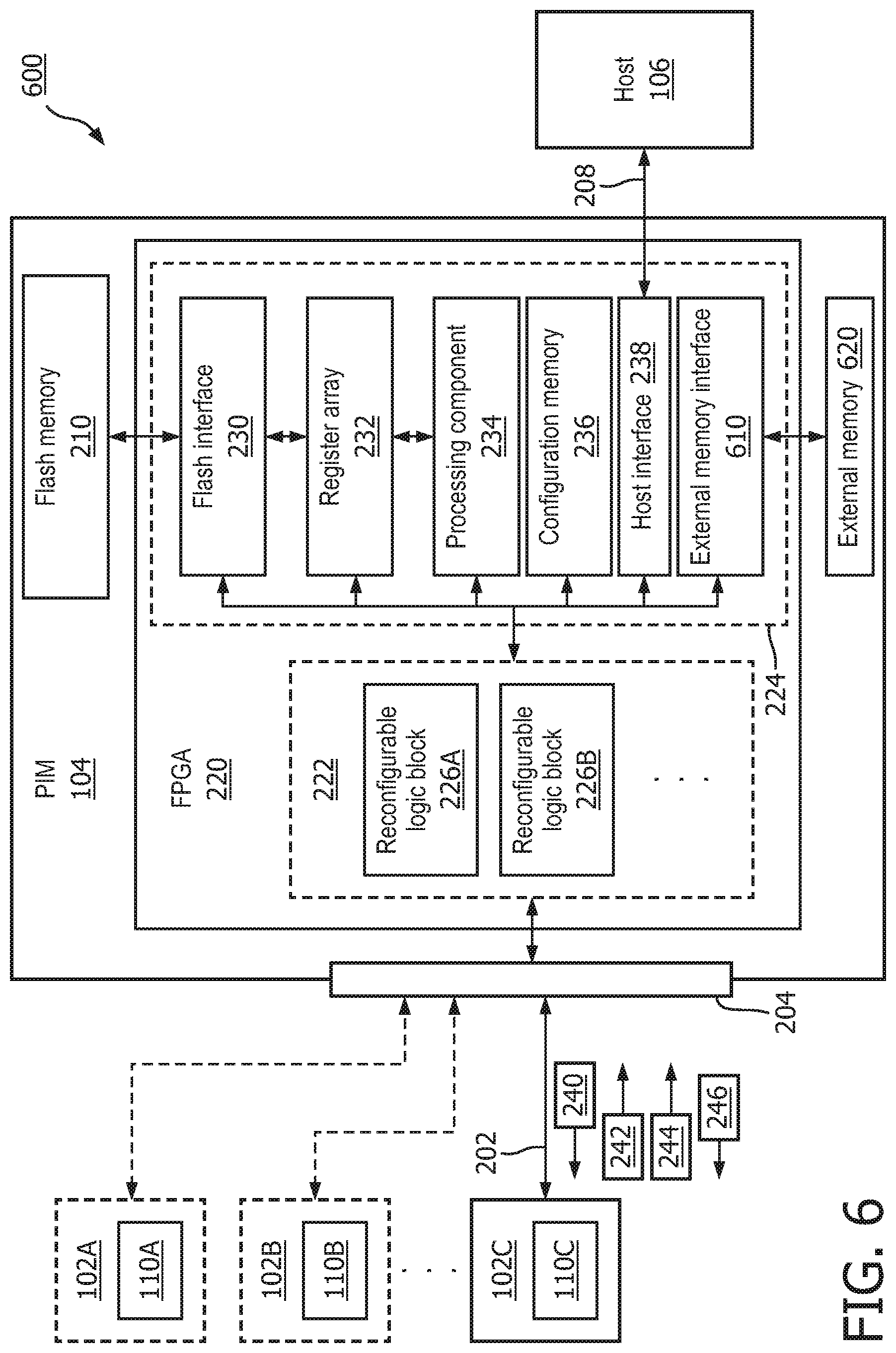 Patent US11771405 Figure 6 – Dynamic resource reconfiguration for patient interface module (PIM) in intraluminal medical ultrasound imaging