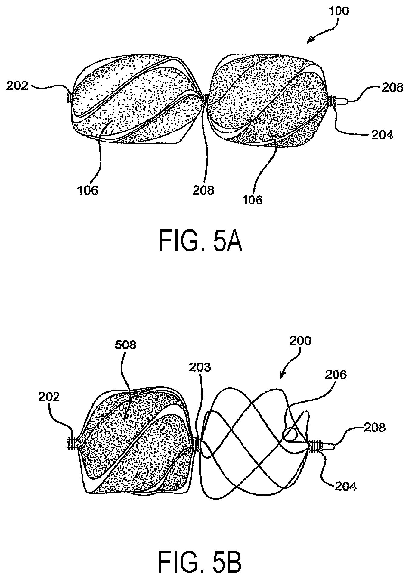 Patent US11771408 Figure 5 – Sealing device and delivery system