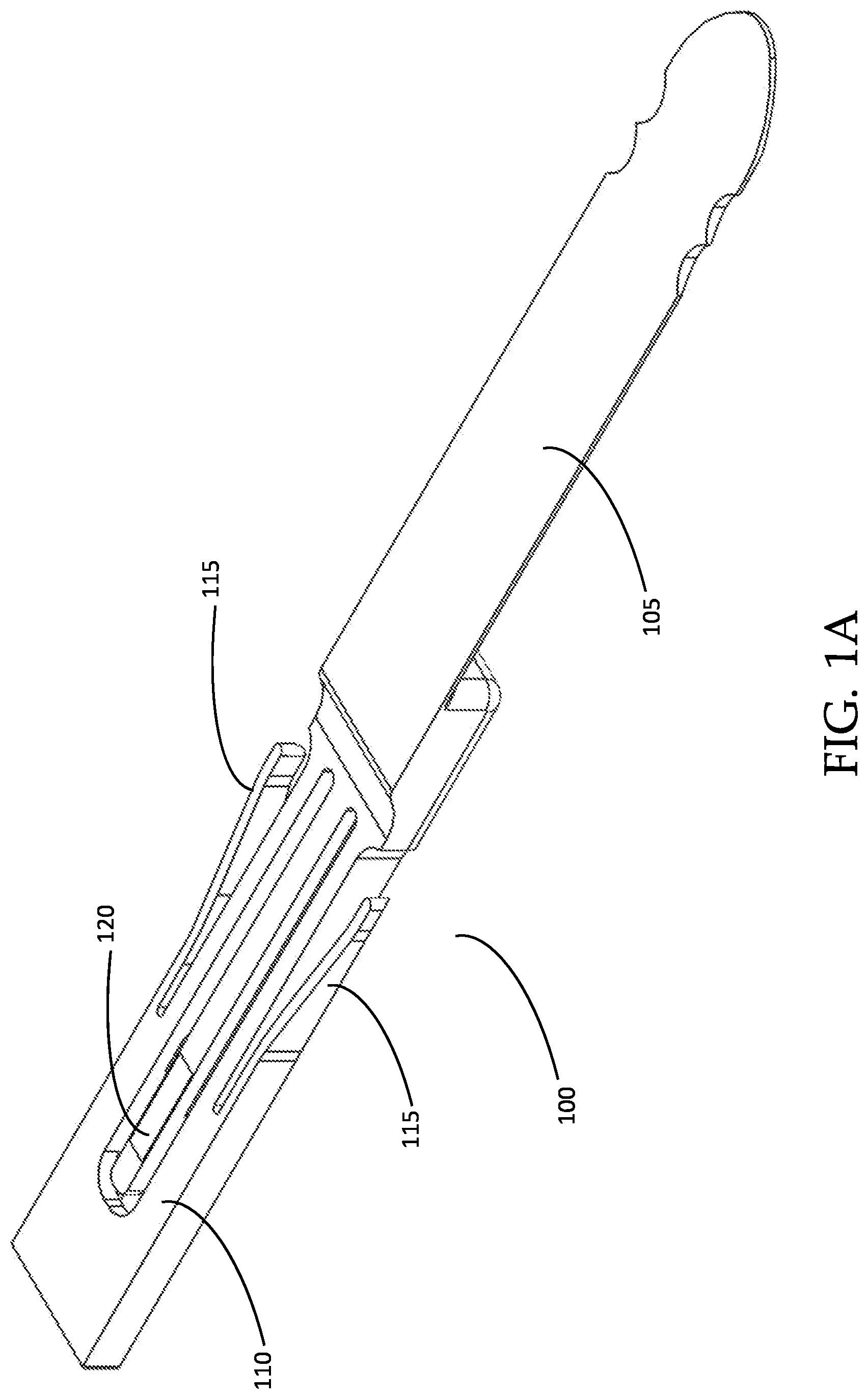 Patent US11771413 — Retractor blade devices and related methods — Figure 1