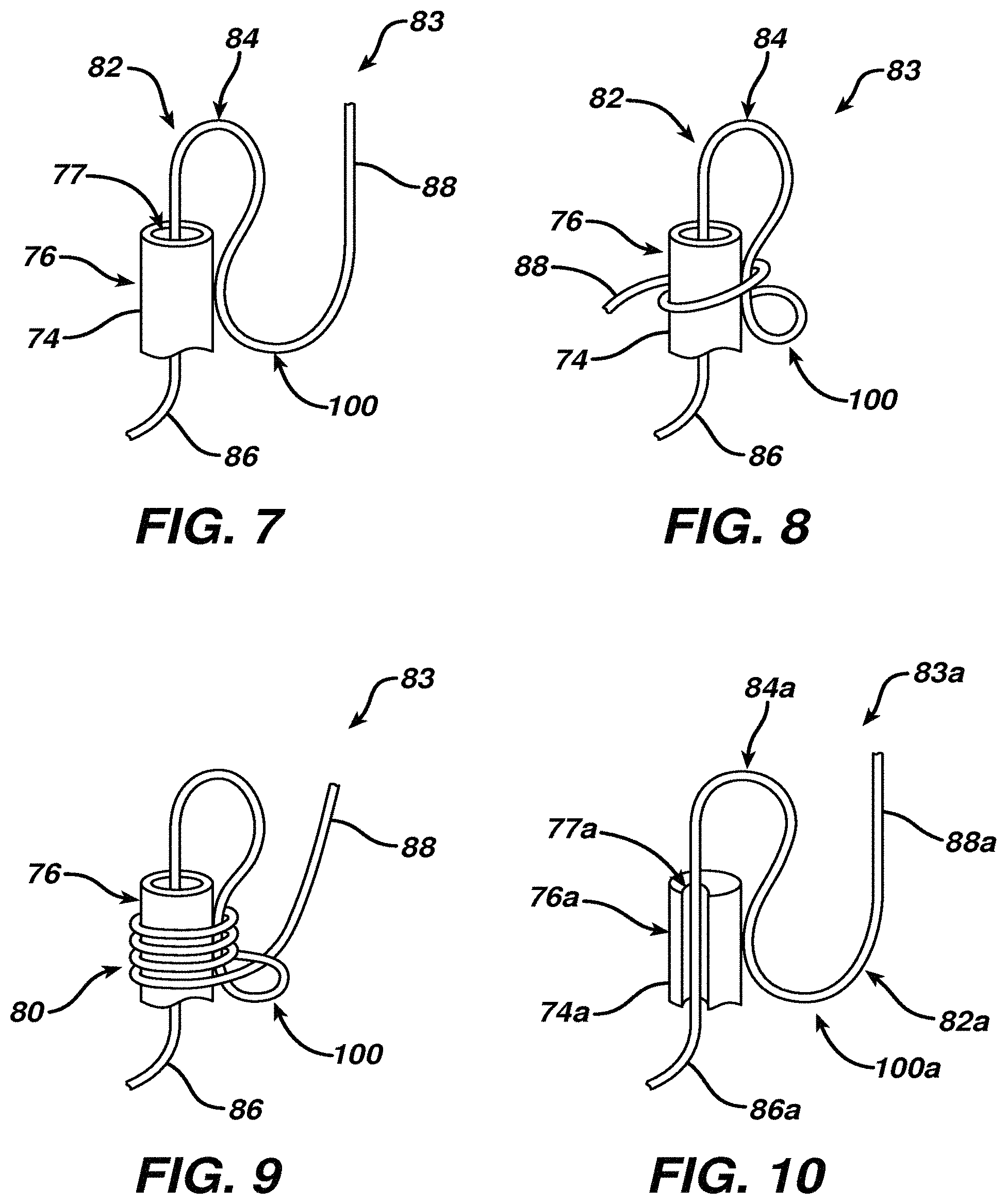 Patent US11771414 Figure 4 – Surgical filament assemblies