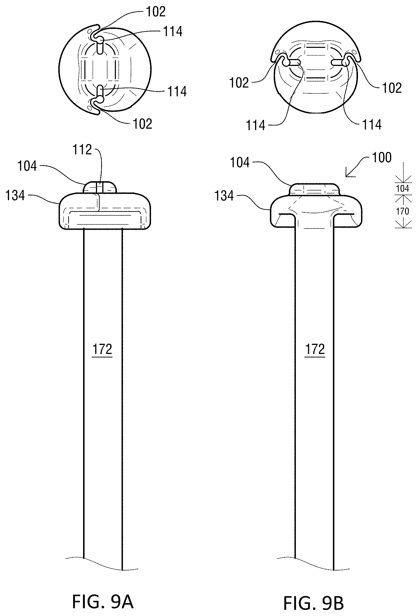 Patent US11771415 Figure 9 – Specialized knot pusher for surgical port closure and suturing devices