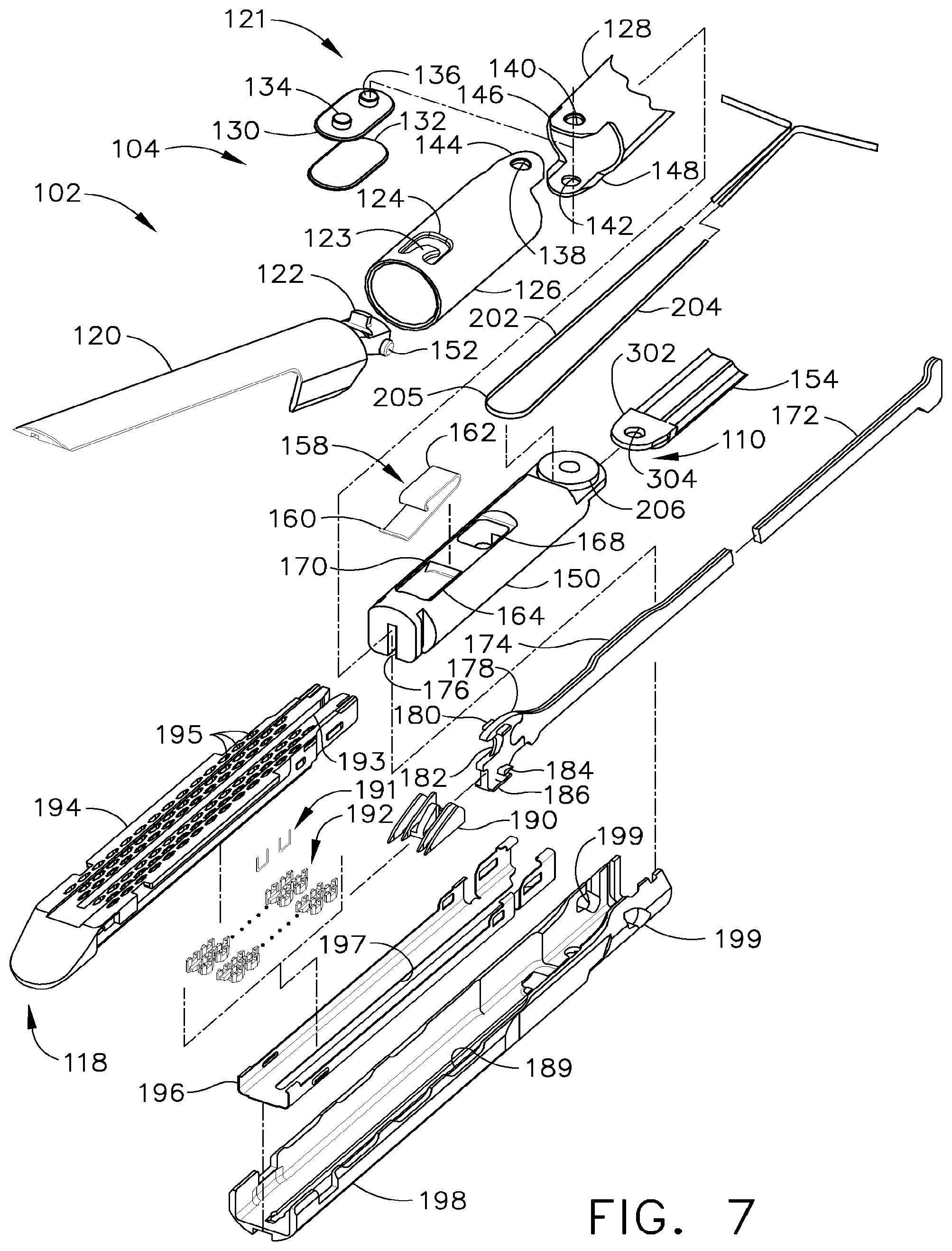 Patent US11771419 Figure 5 – Packaging for a replaceable component of a surgical stapling system