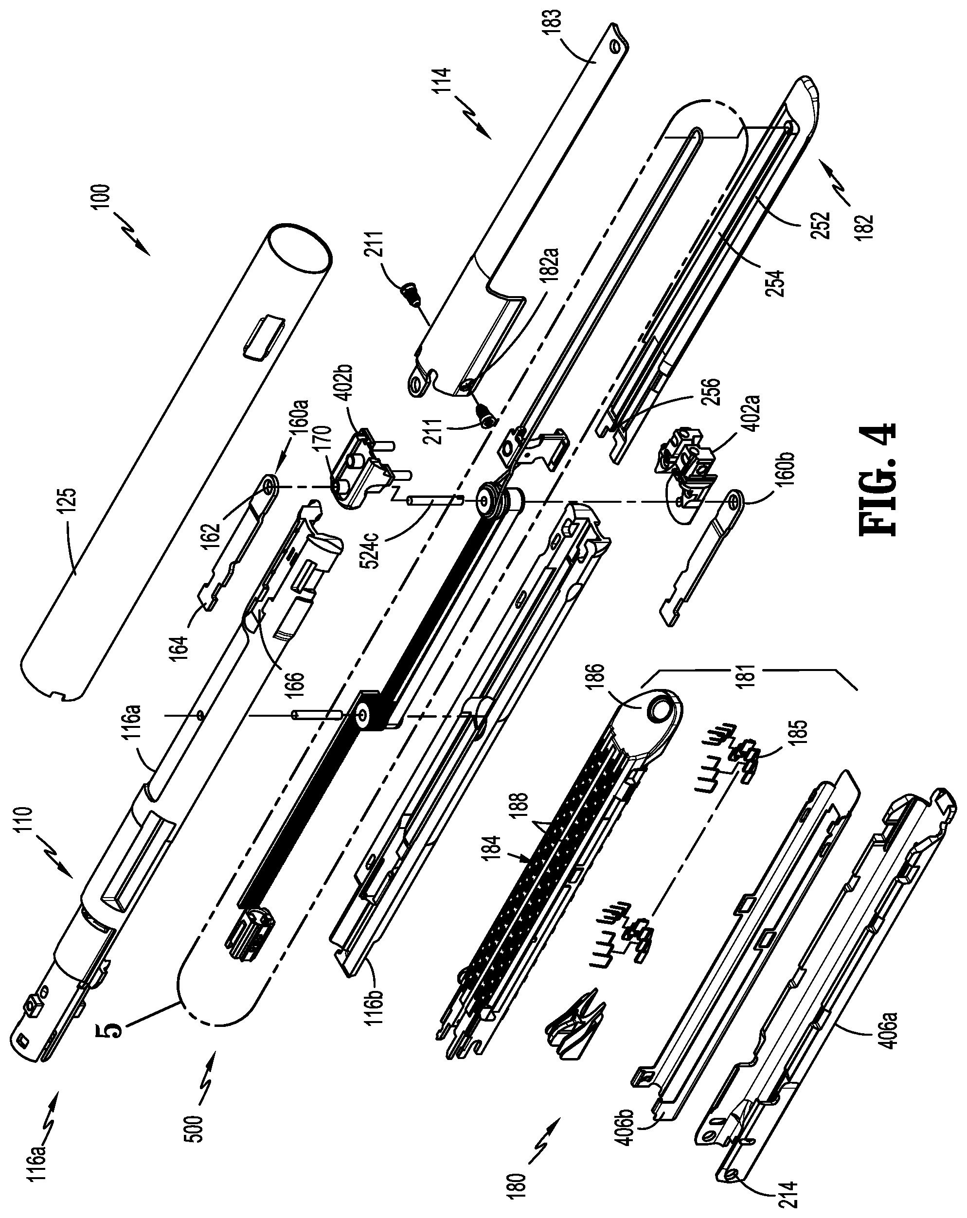 Patent US11771422 Figure 3 – Active roller assembly for use in articulating stapler