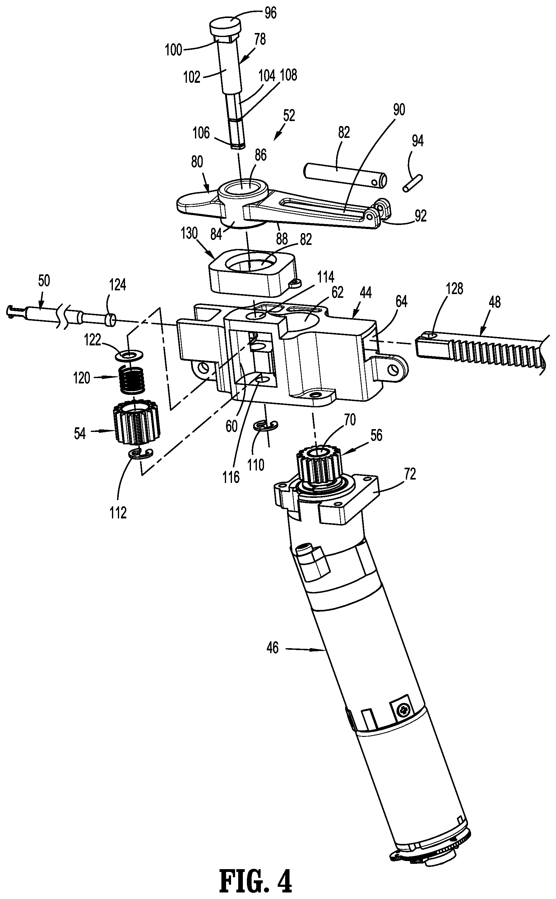Patent US11771423 Figure 4 – Powered stapling device with manual retraction
