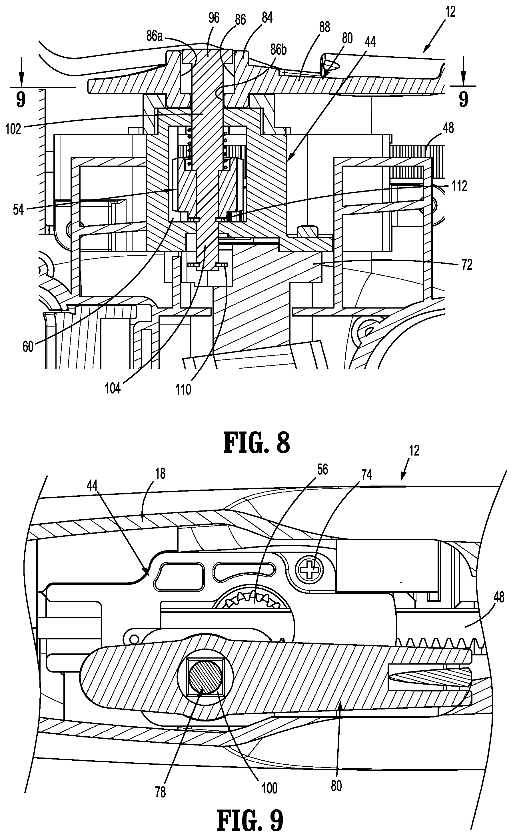 Patent US11771423 Figure 7 – Powered stapling device with manual retraction