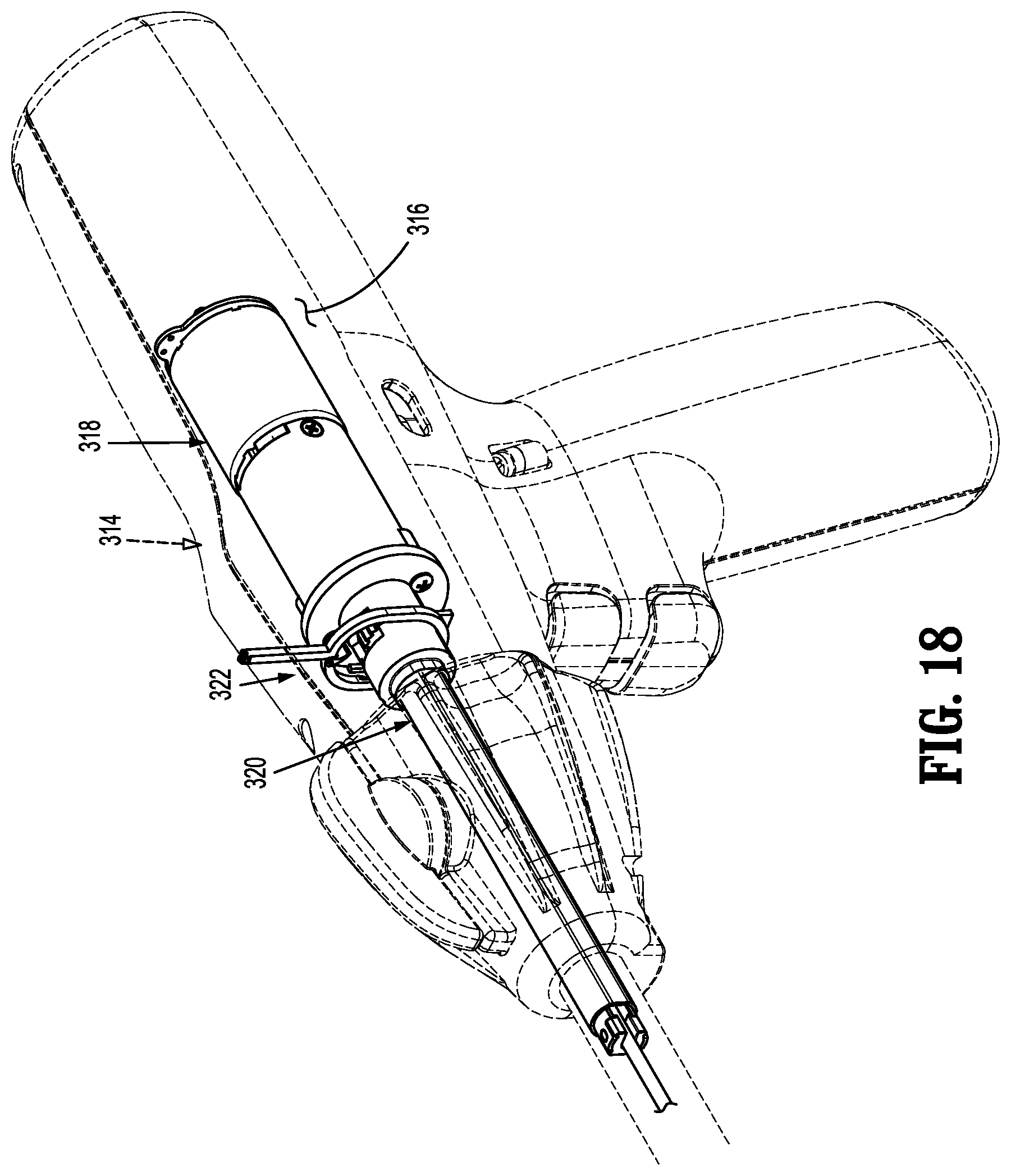 Patent US11771423 Figure 14 – Powered stapling device with manual retraction