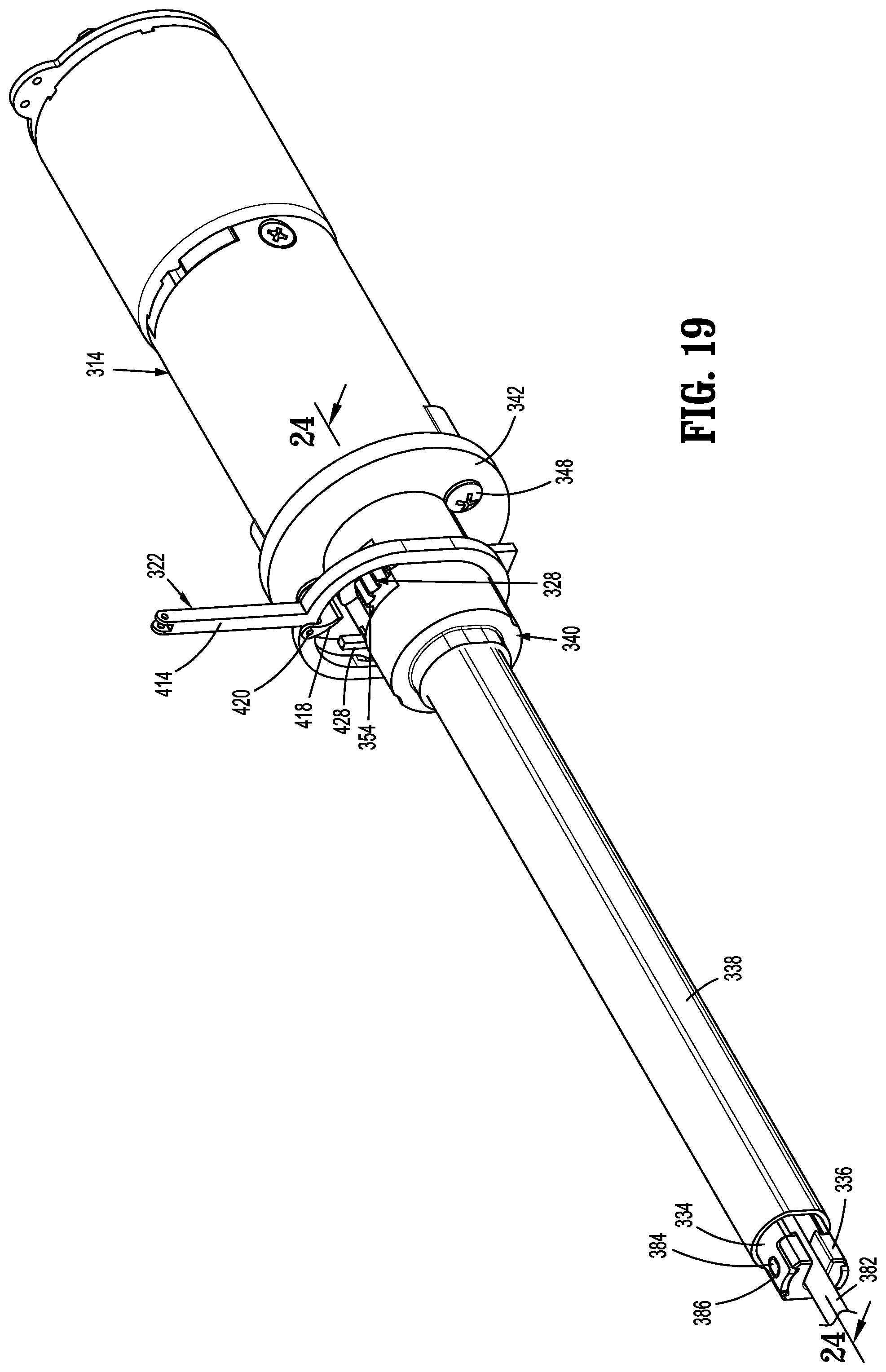 Patent US11771423 Figure 15 – Powered stapling device with manual retraction
