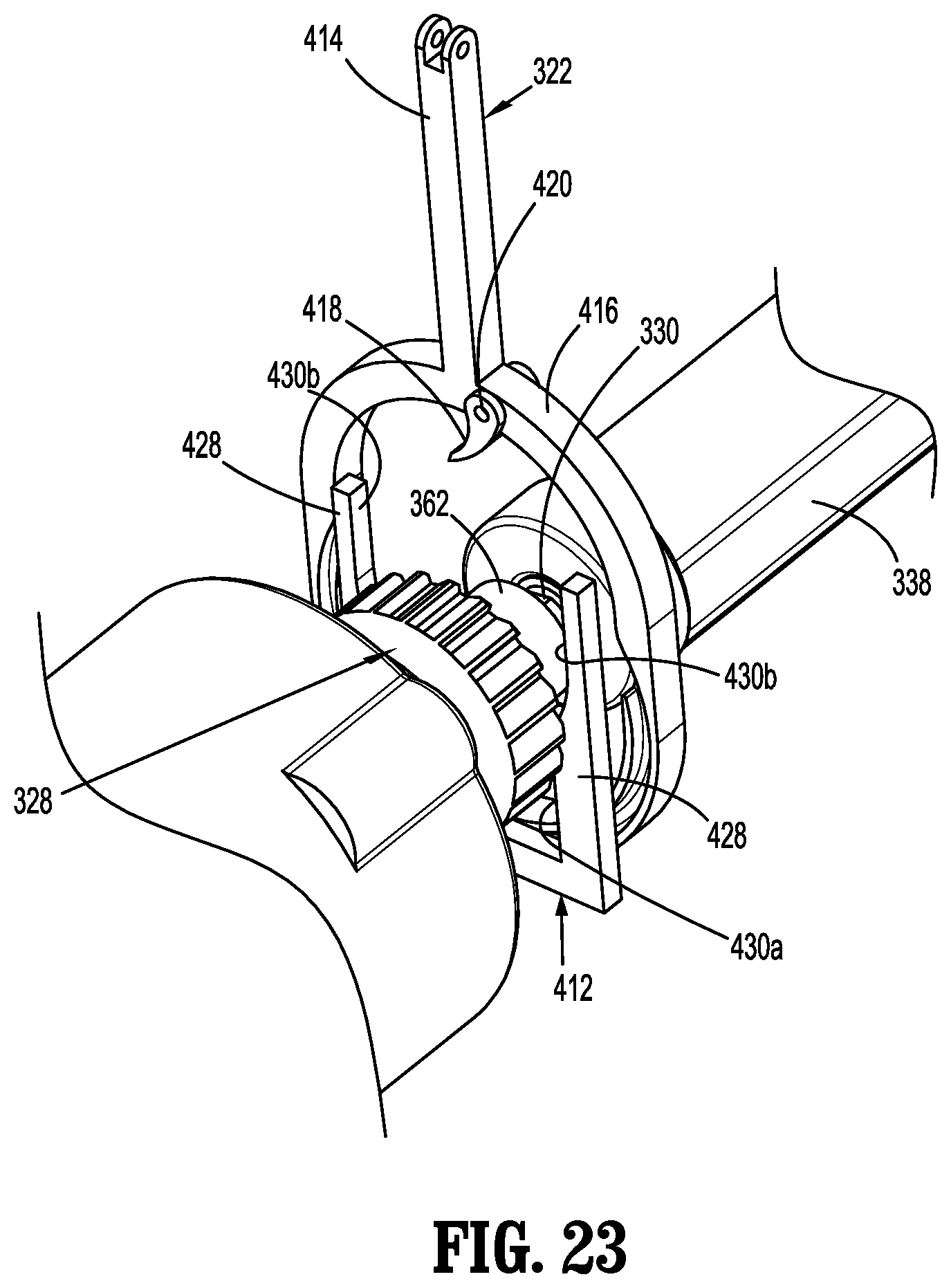 Patent US11771423 Figure 18 – Powered stapling device with manual retraction