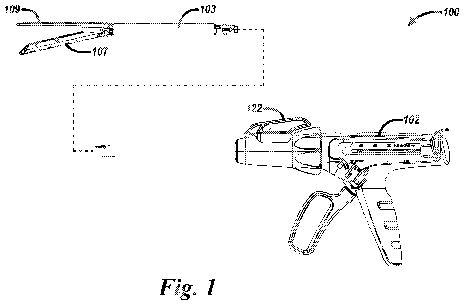Patent US11771424 Figure 1 – Surgical handle articulation assemblies