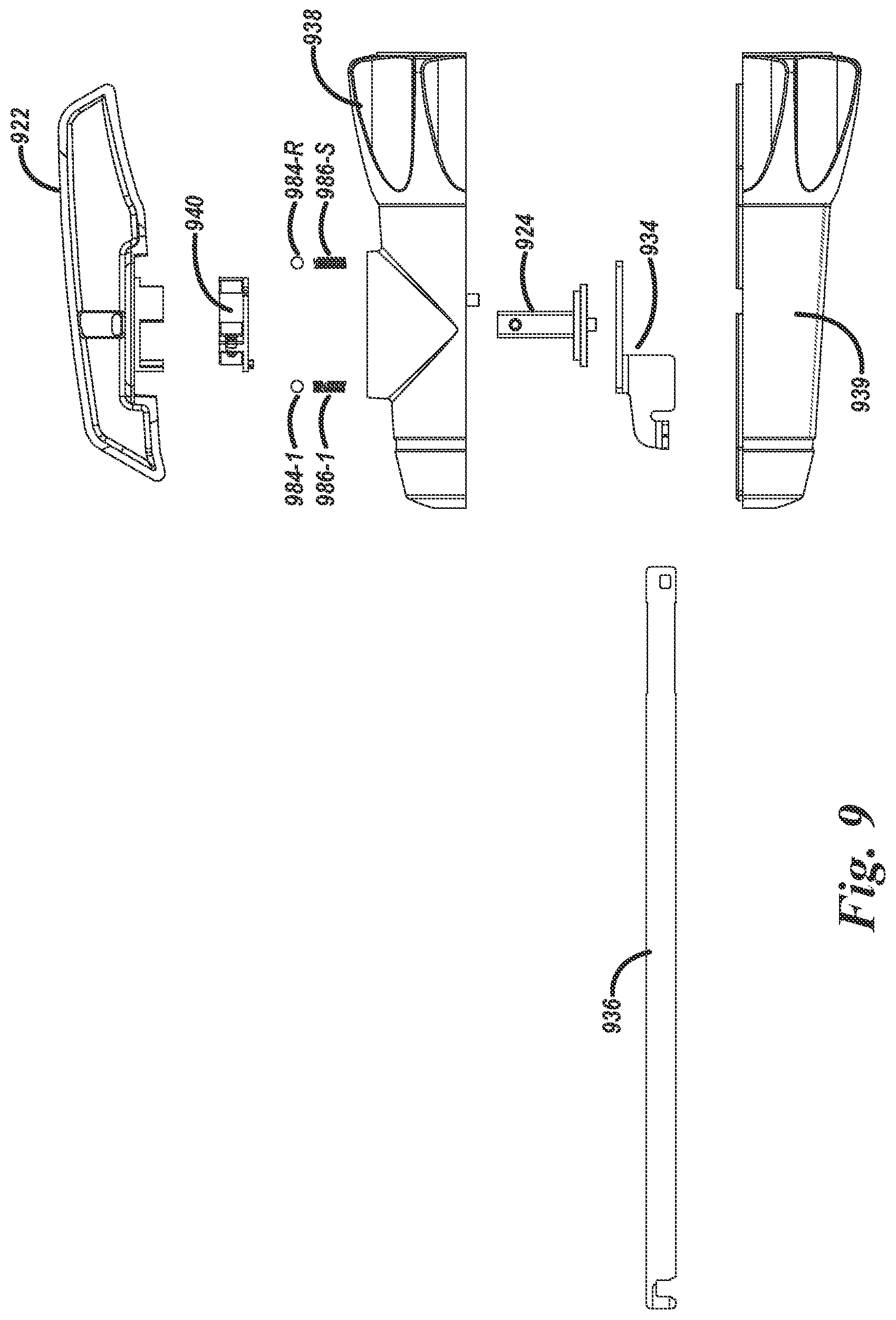 Patent US11771424 Figure 8 – Surgical handle articulation assemblies