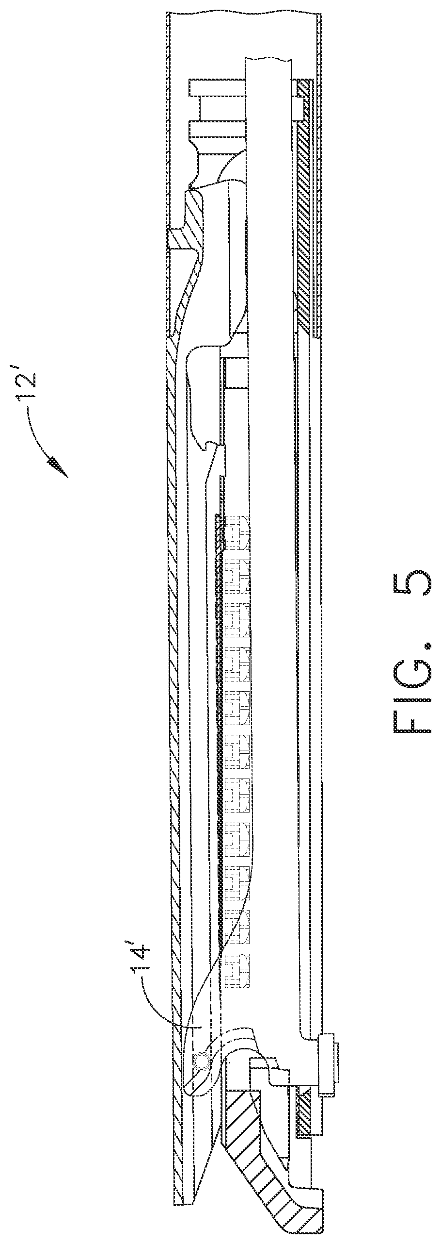 Patent US11771425 Figure 3 – Stapling assembly for forming staples to different formed heights