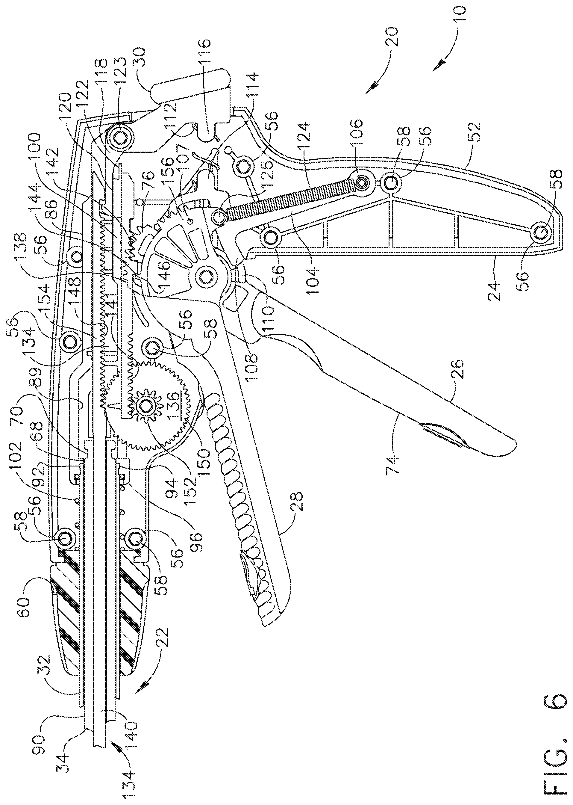 Patent US11771425 Figure 4 – Stapling assembly for forming staples to different formed heights
