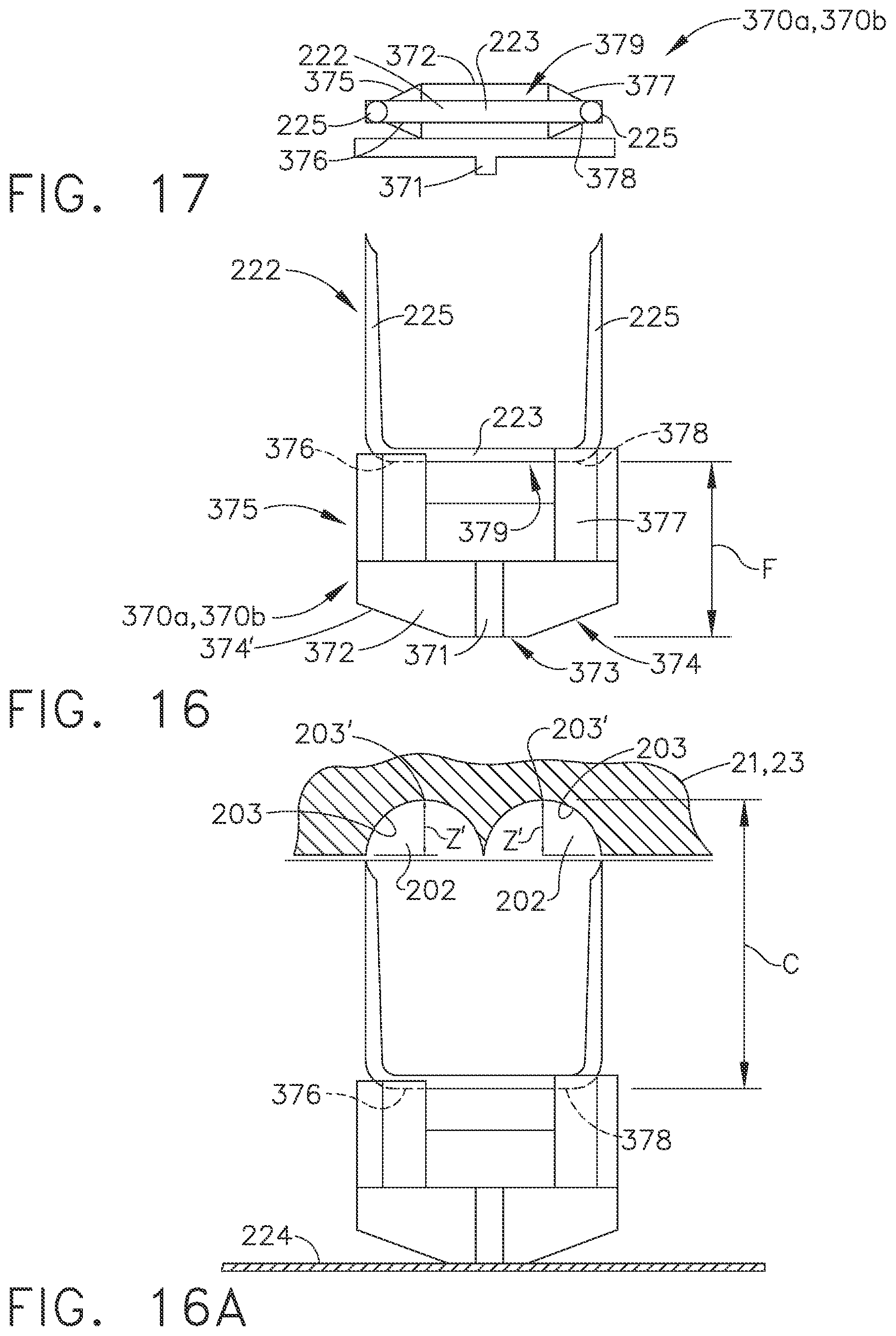 Patent US11771425 Figure 12 – Stapling assembly for forming staples to different formed heights