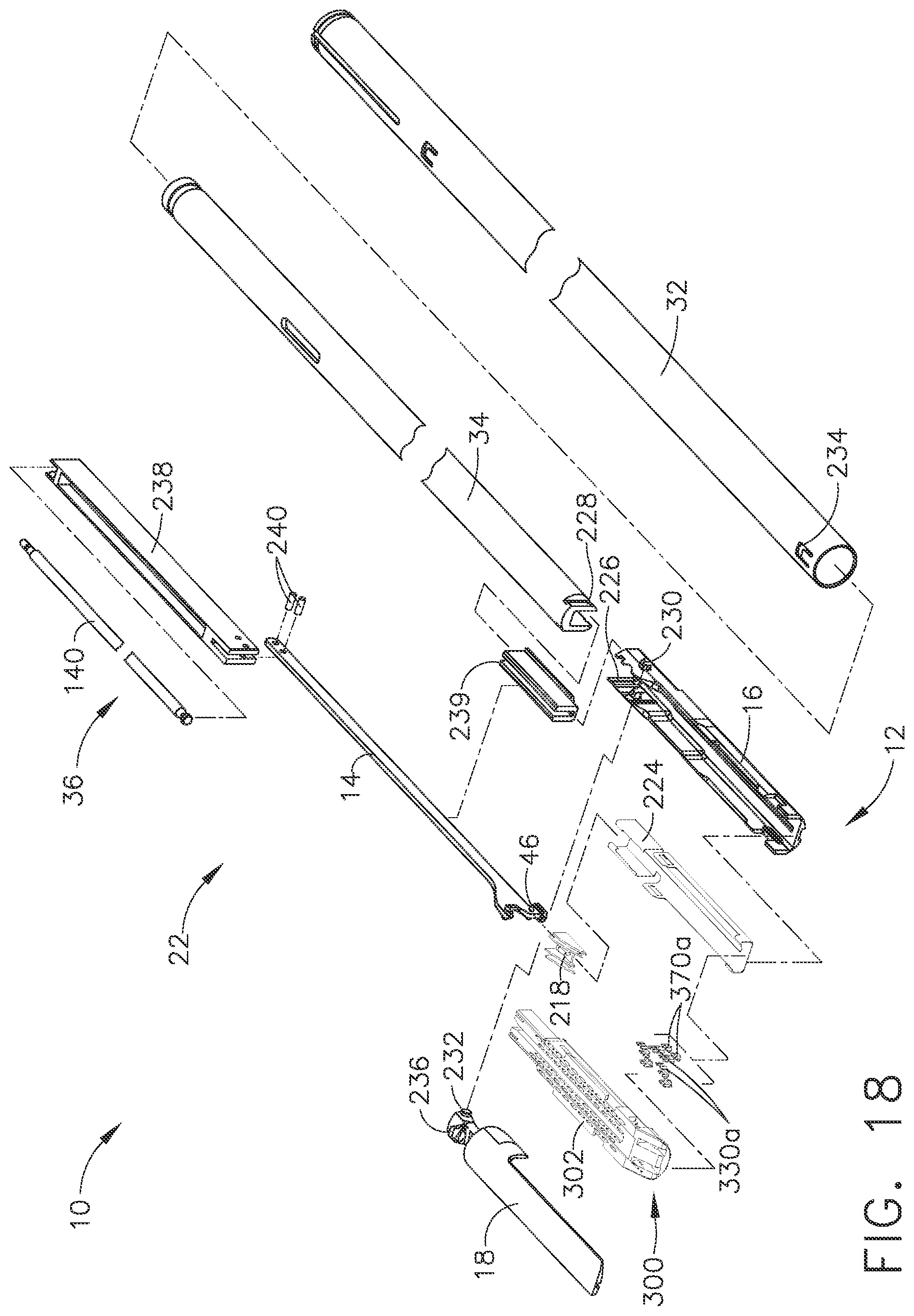 Patent US11771425 Figure 13 – Stapling assembly for forming staples to different formed heights