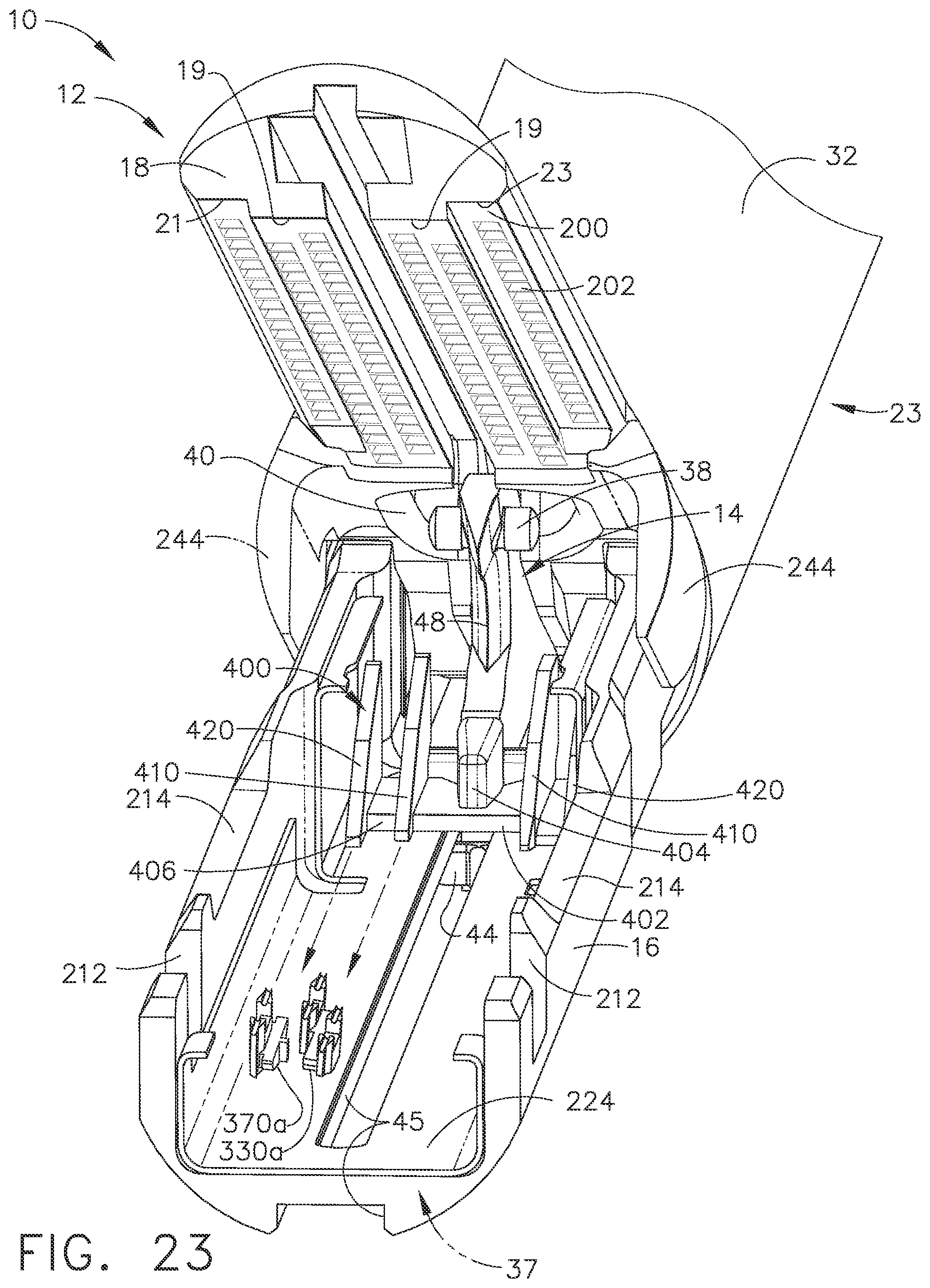 Patent US11771425 Figure 17 – Stapling assembly for forming staples to different formed heights