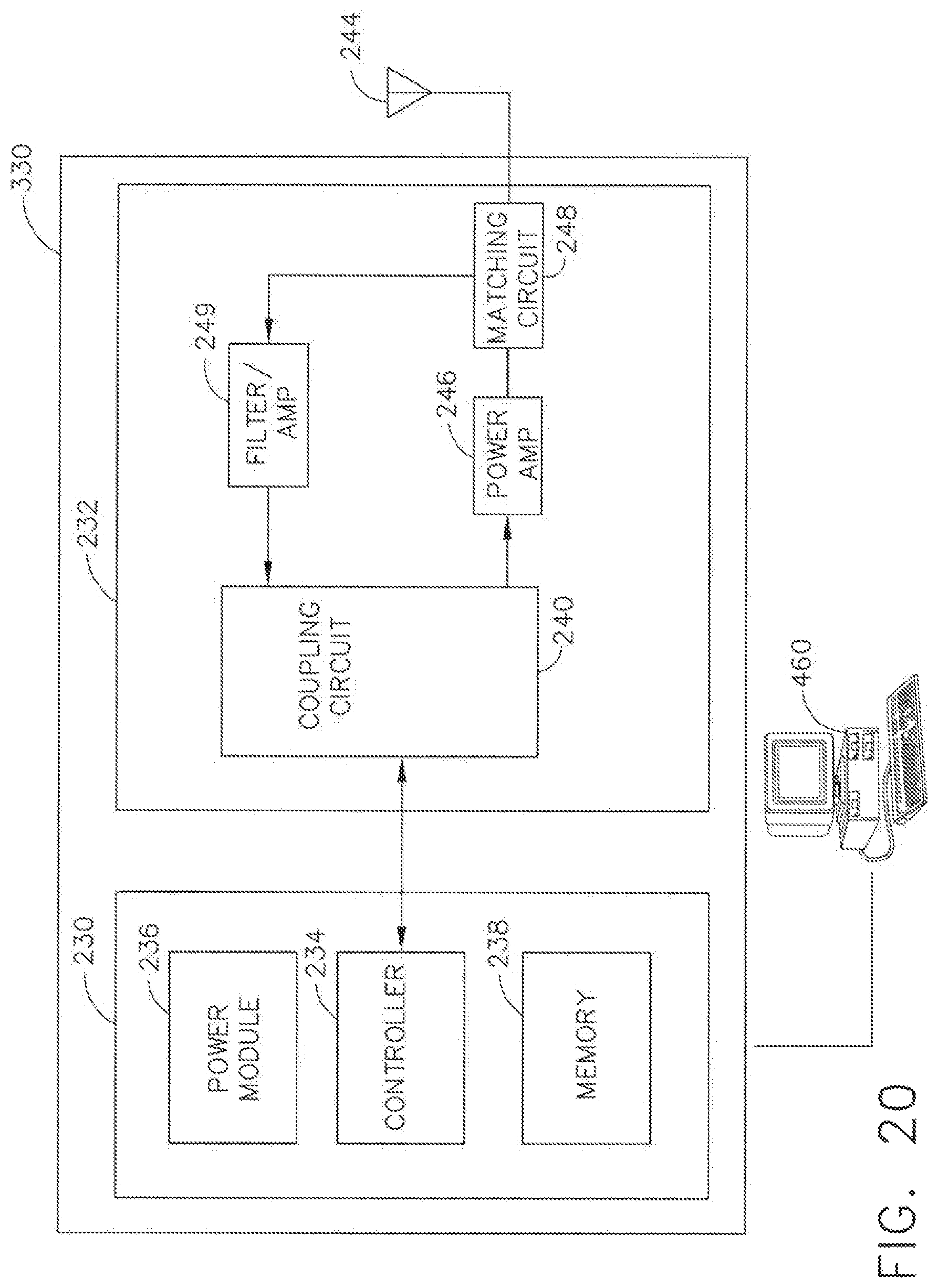 Patent US11771426 Figure 19 – Surgical instrument with wireless communication