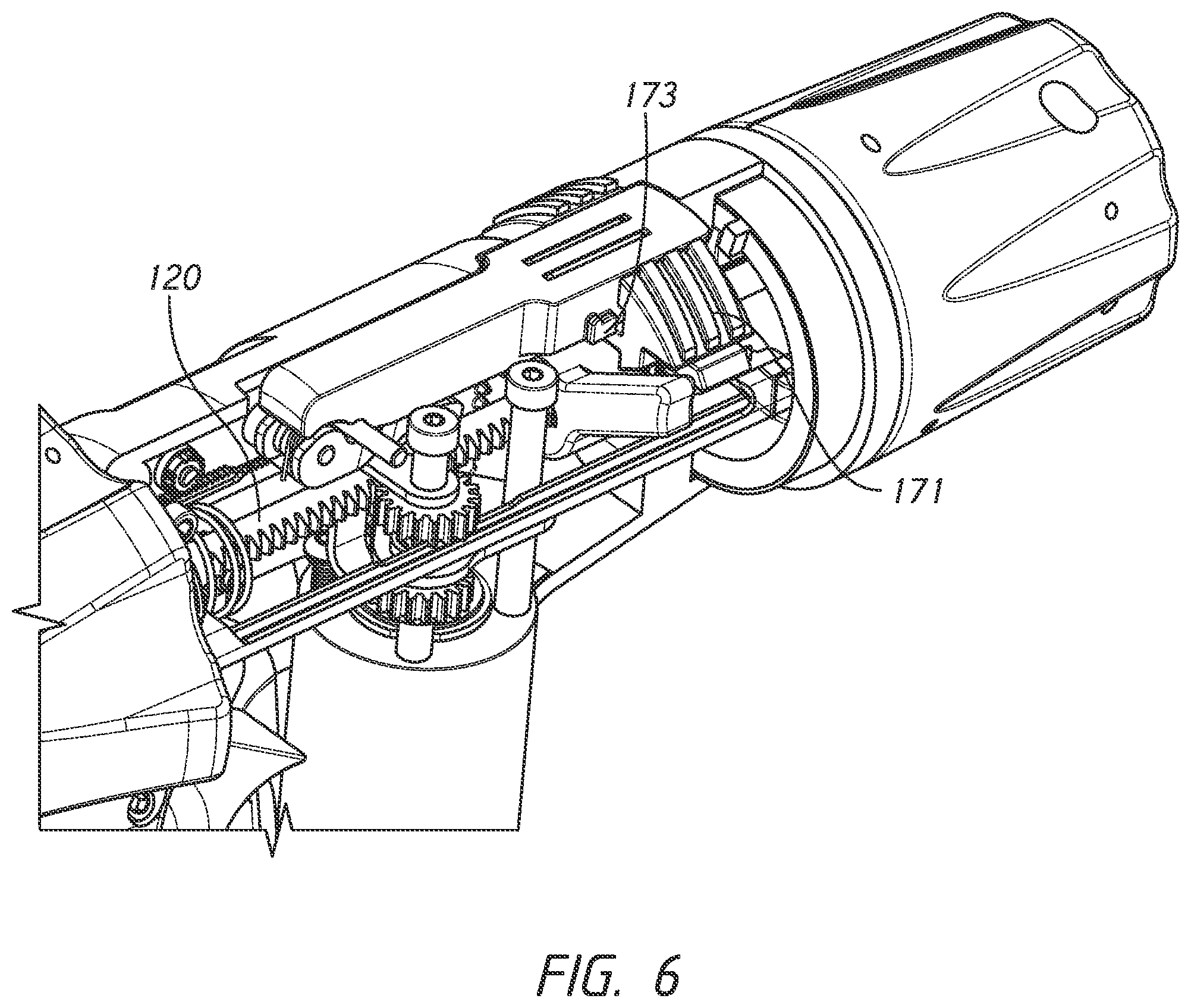 Patent US11771428 Figure 6 – Actuation shaft retention mechanism for surgical stapler