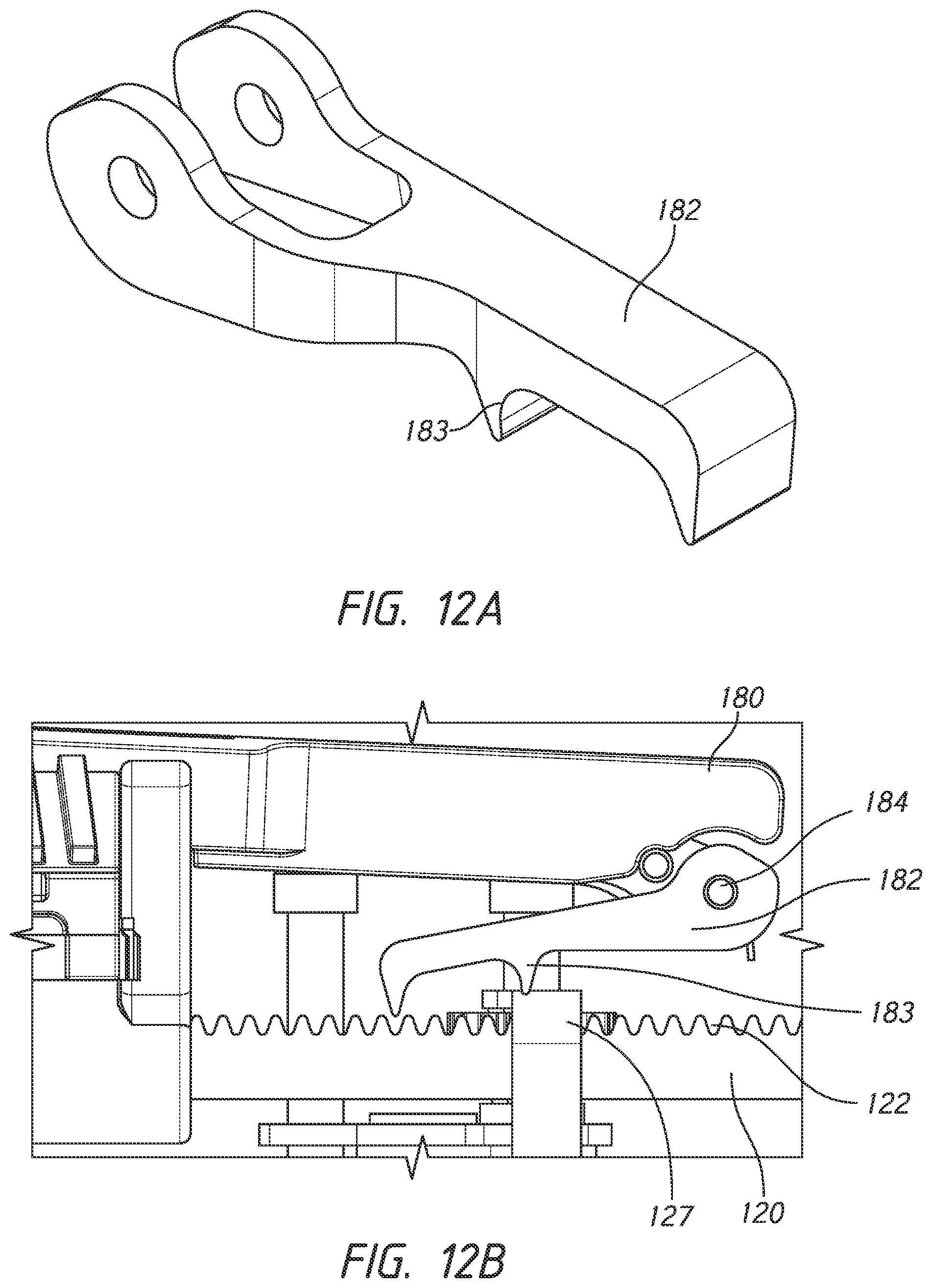 Patent US11771428 Figure 12 – Actuation shaft retention mechanism for surgical stapler